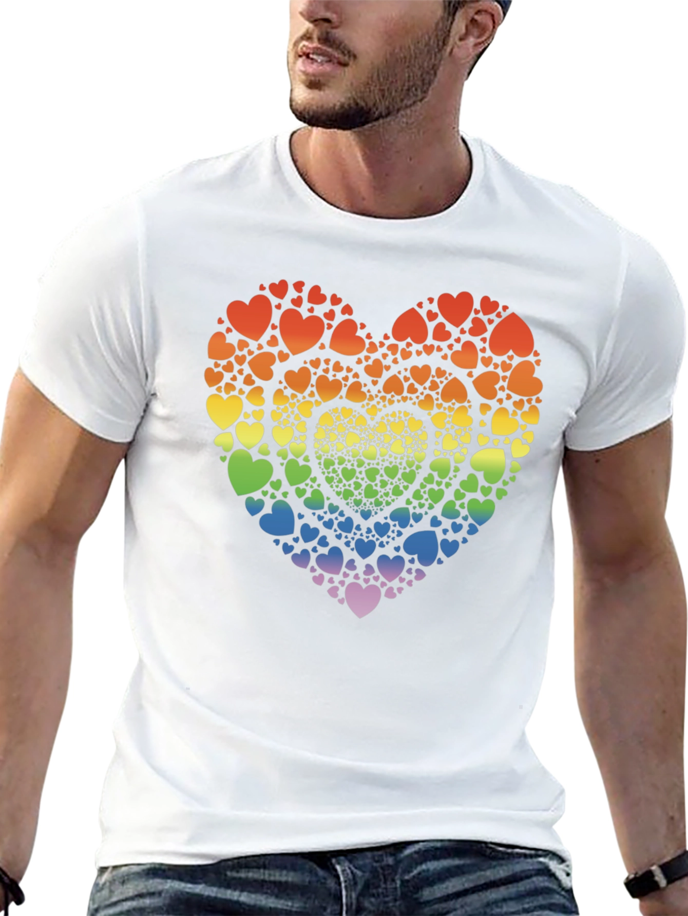 Rainbow Heart Pride T-Shirt - Love & Equality