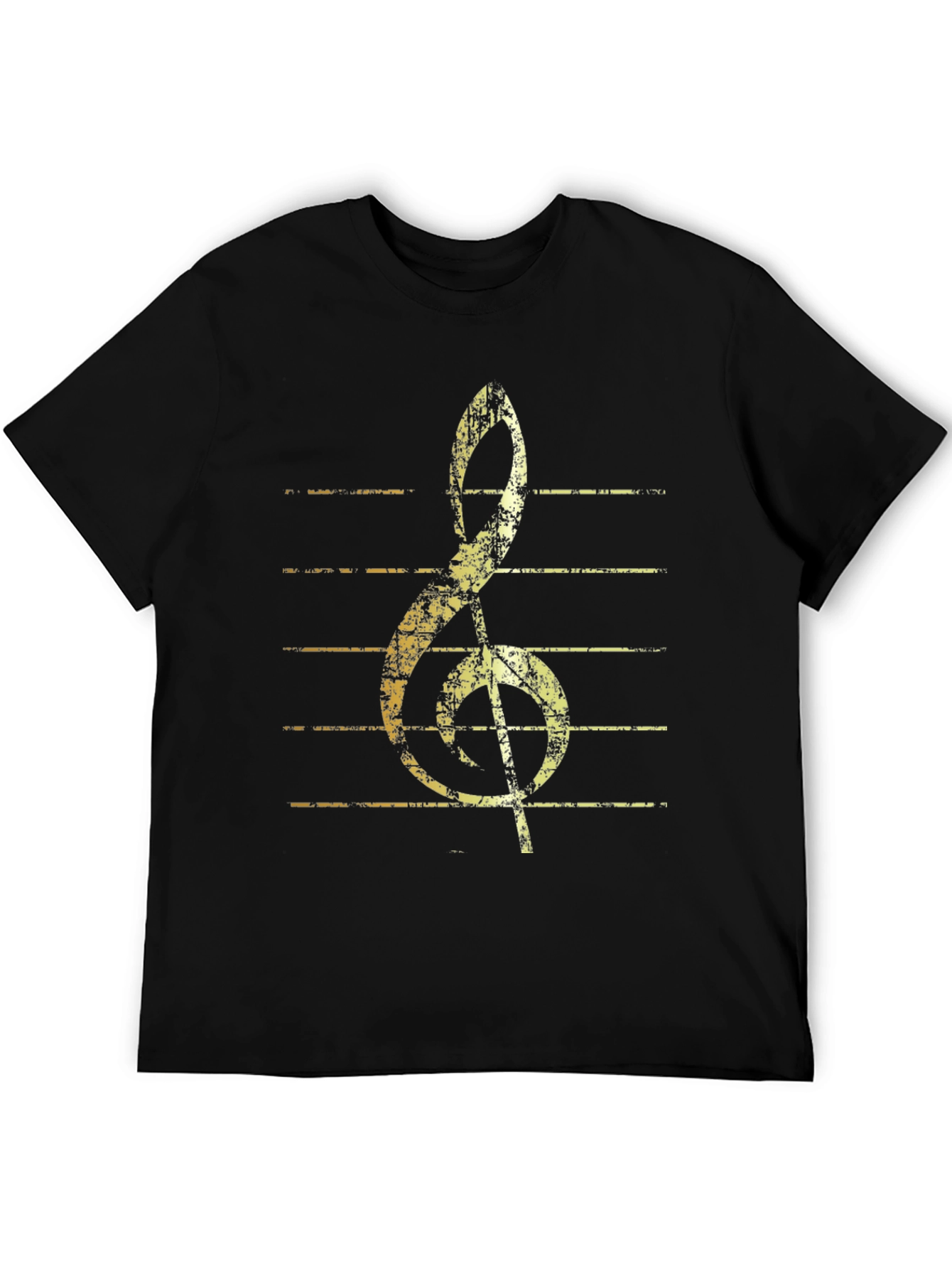 Treble Clef Graphic T-Shirt - Musical Style