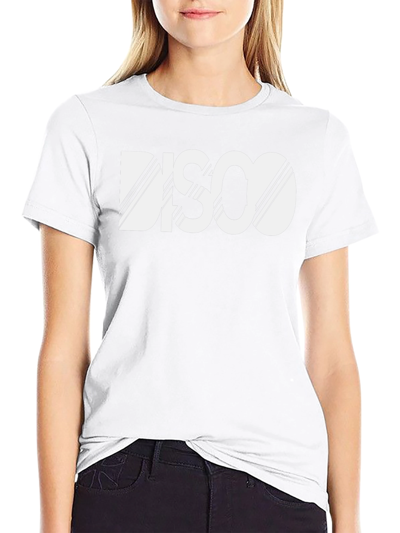 Retro Disco Graphic Black T-Shirt