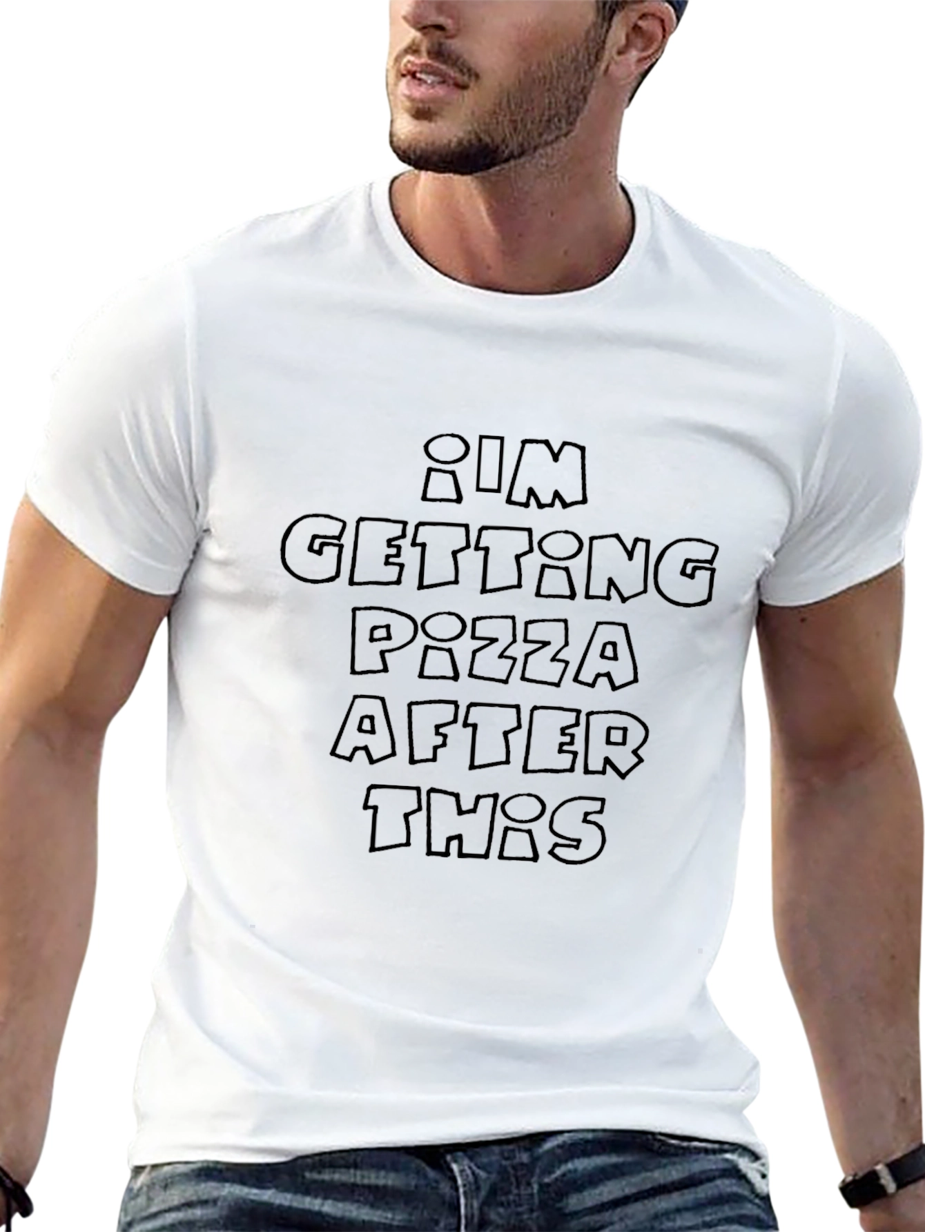 Pizza After This Black T-Shirt