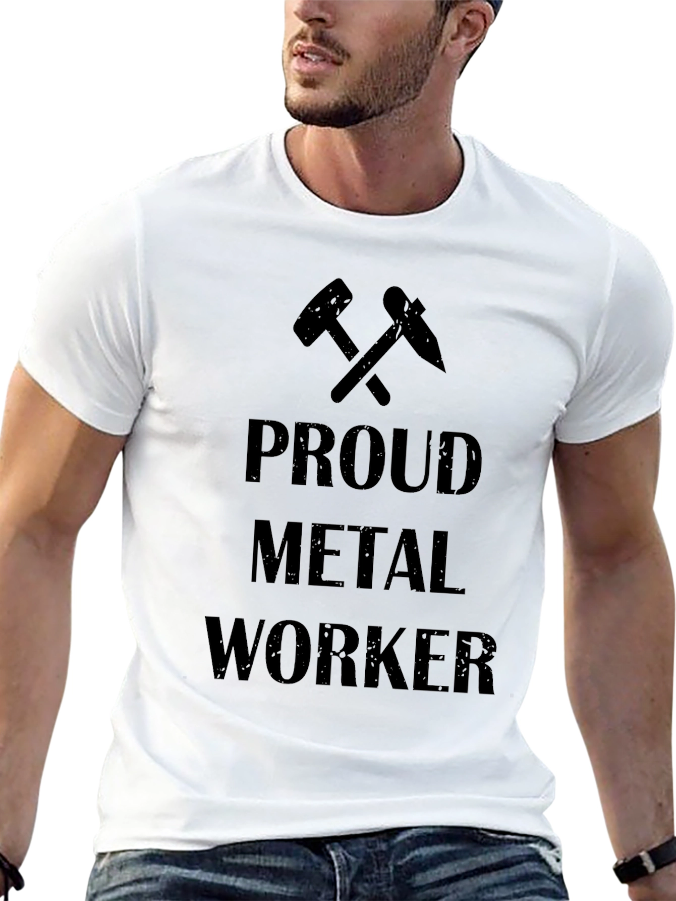 Proud Metal Worker Graphic T-Shirt