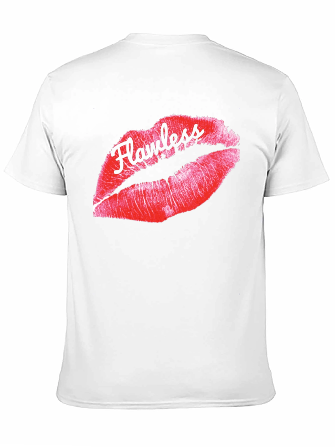 Flawless Lips Graphic Tee - Stylish Black T-Shirt