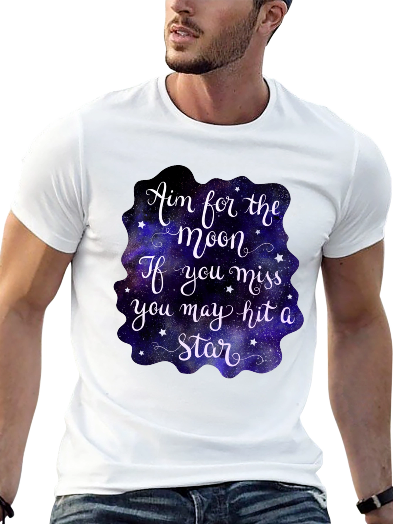 Aim for the Moon Graphic T-Shirt