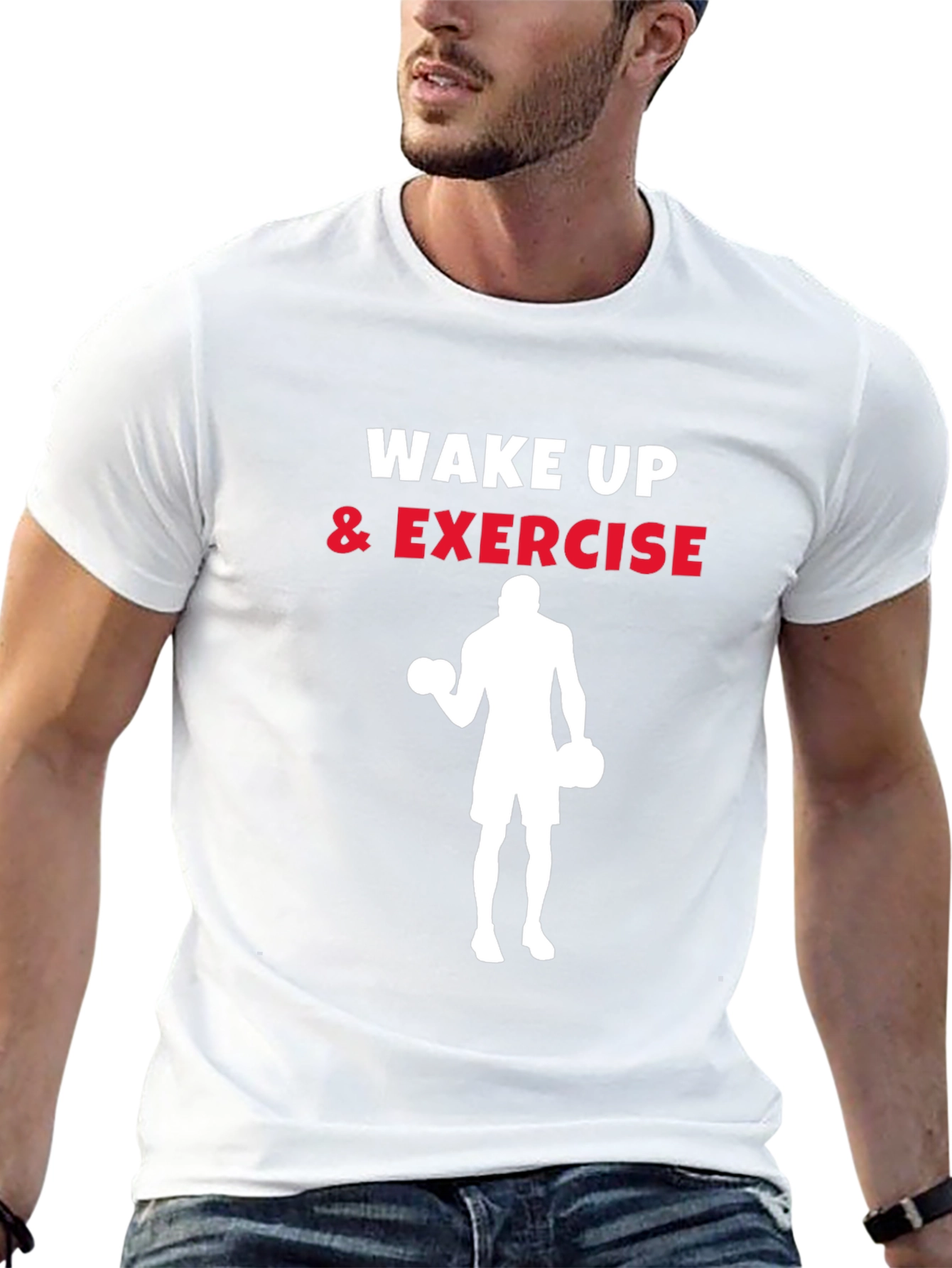 Wake Up & Exercise Graphic T-Shirt