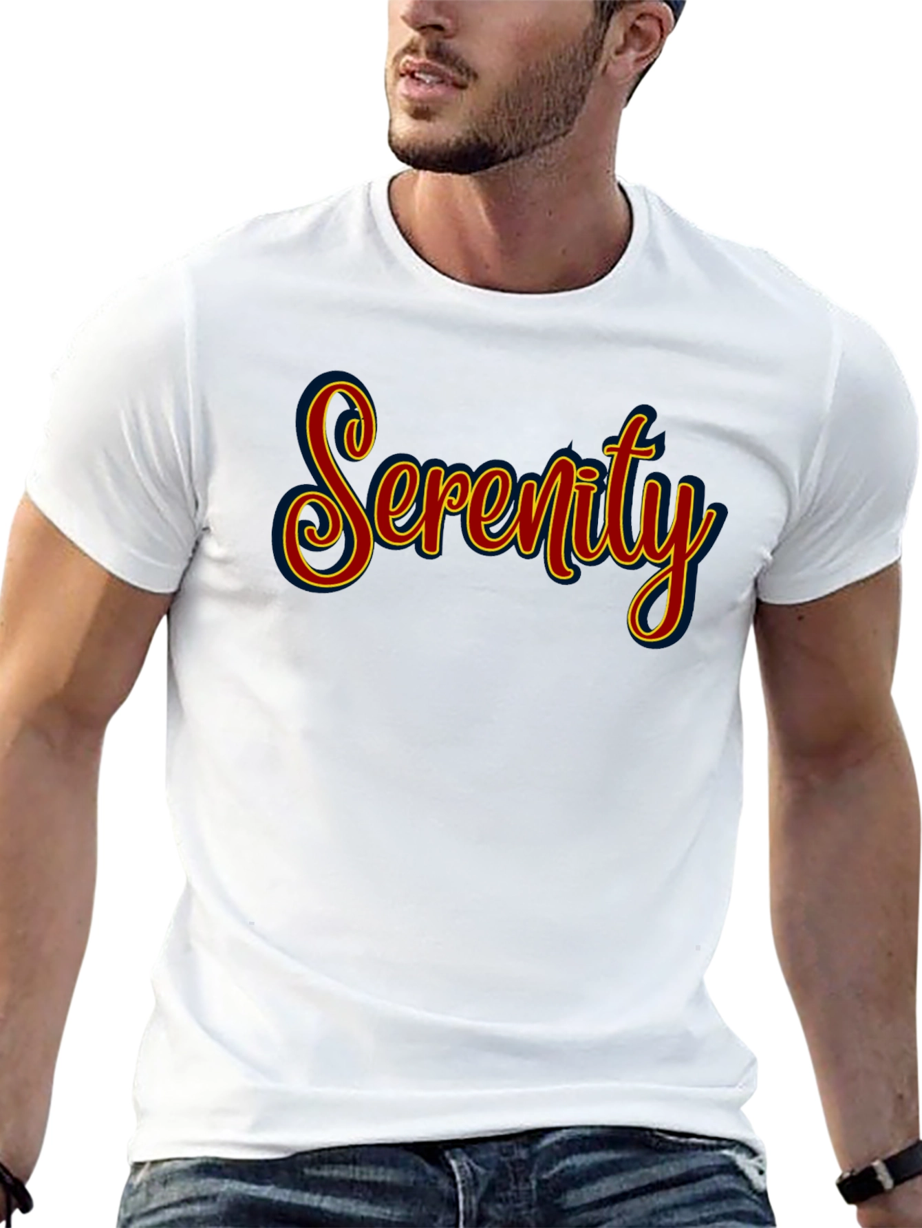 Serenity Graphic Tee - Stylish Comfort