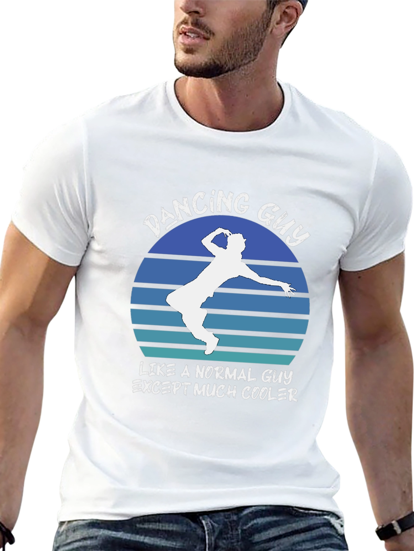 Cool Dancing Guy Graphic T-Shirt