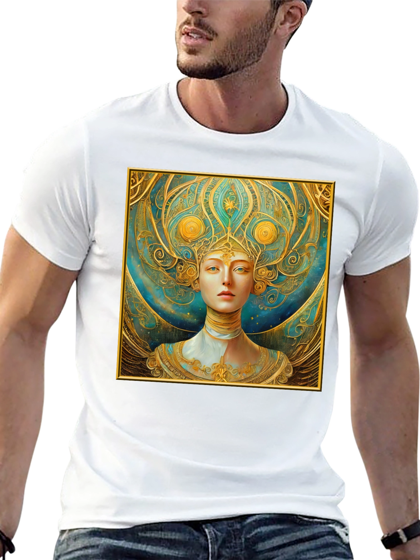 Art Nouveau Woman T-Shirt