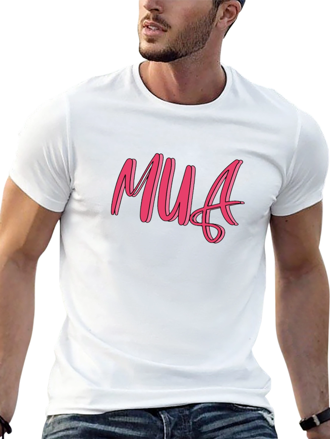 MUA Graphic Tee - Soft Black Cotton T-Shirt