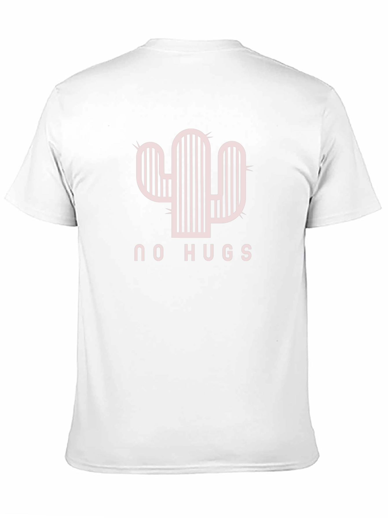No Hugs Cactus Black Graphic Tee