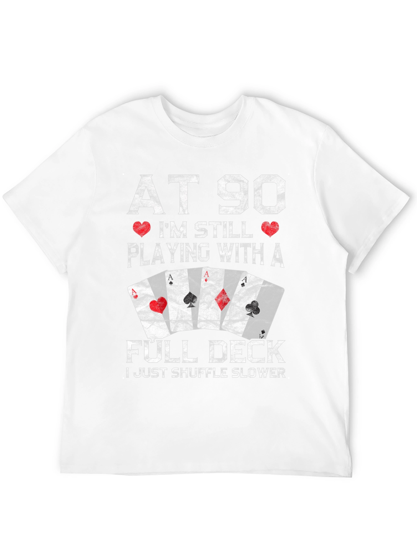 Funny 90th Birthday Poker T-Shirt