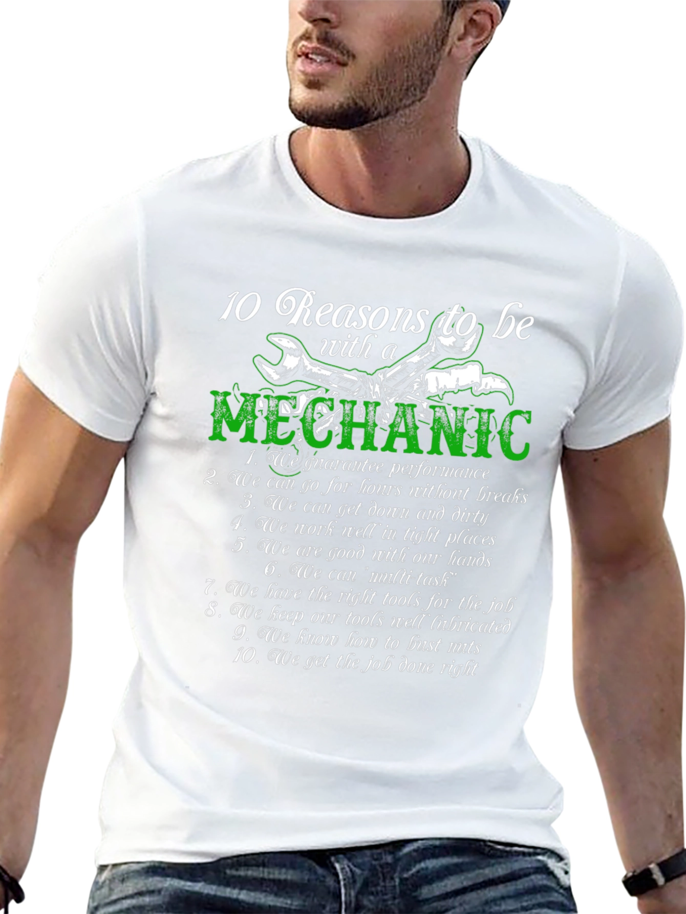 10 Reasons to Be with a Mechanic T-Shirt