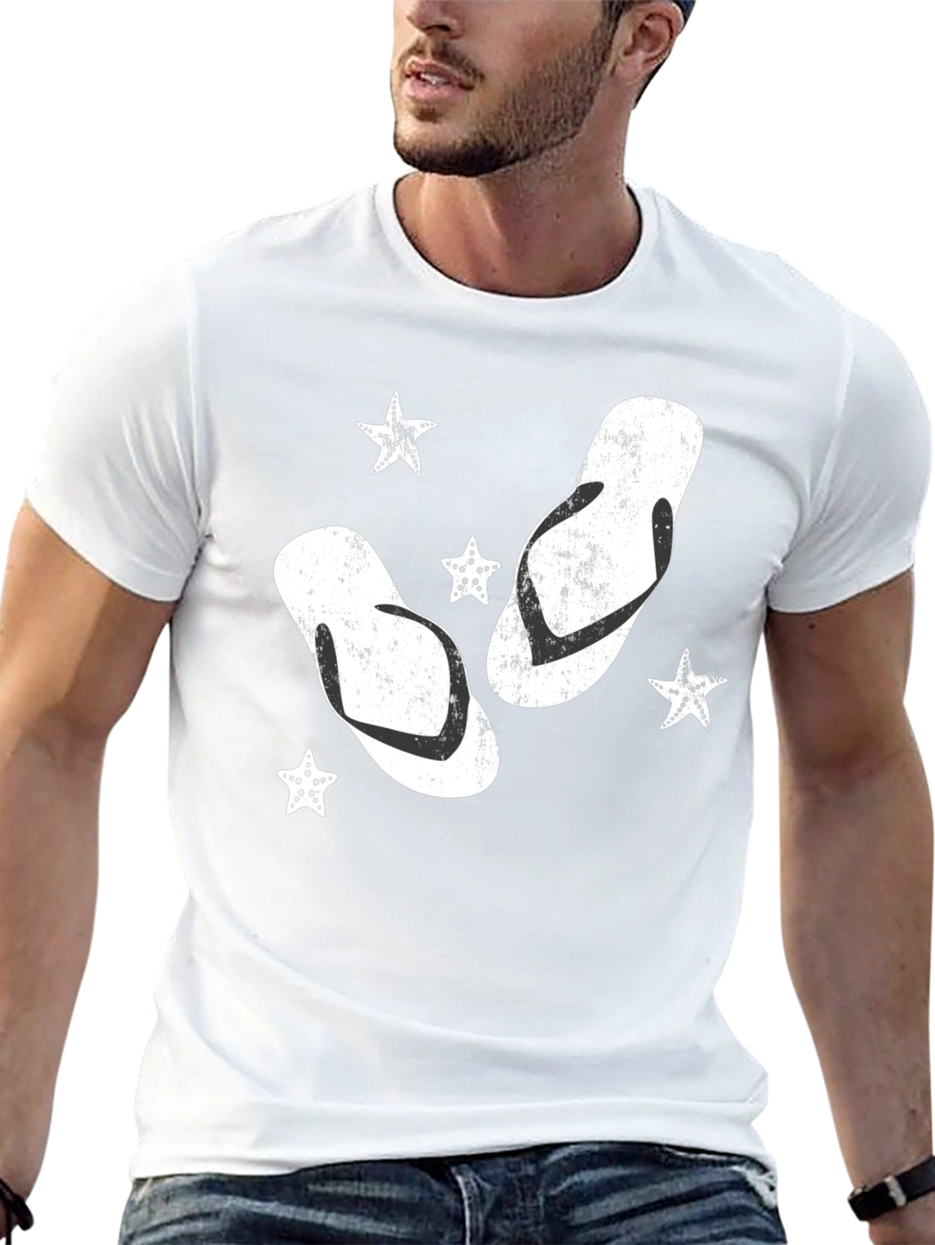 Summer Fun Black Graphic Tee