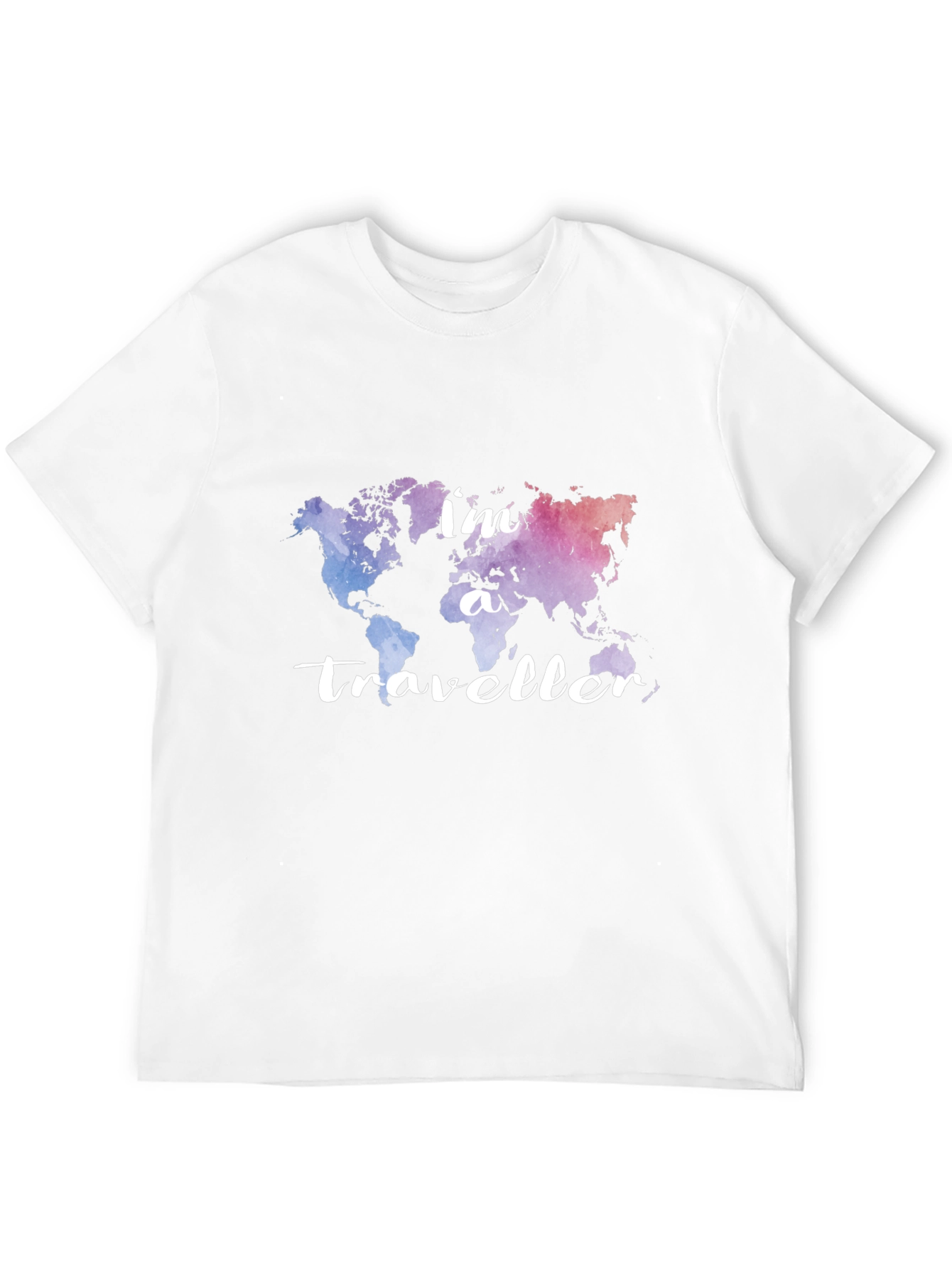 Traveler World Map Graphic Tee