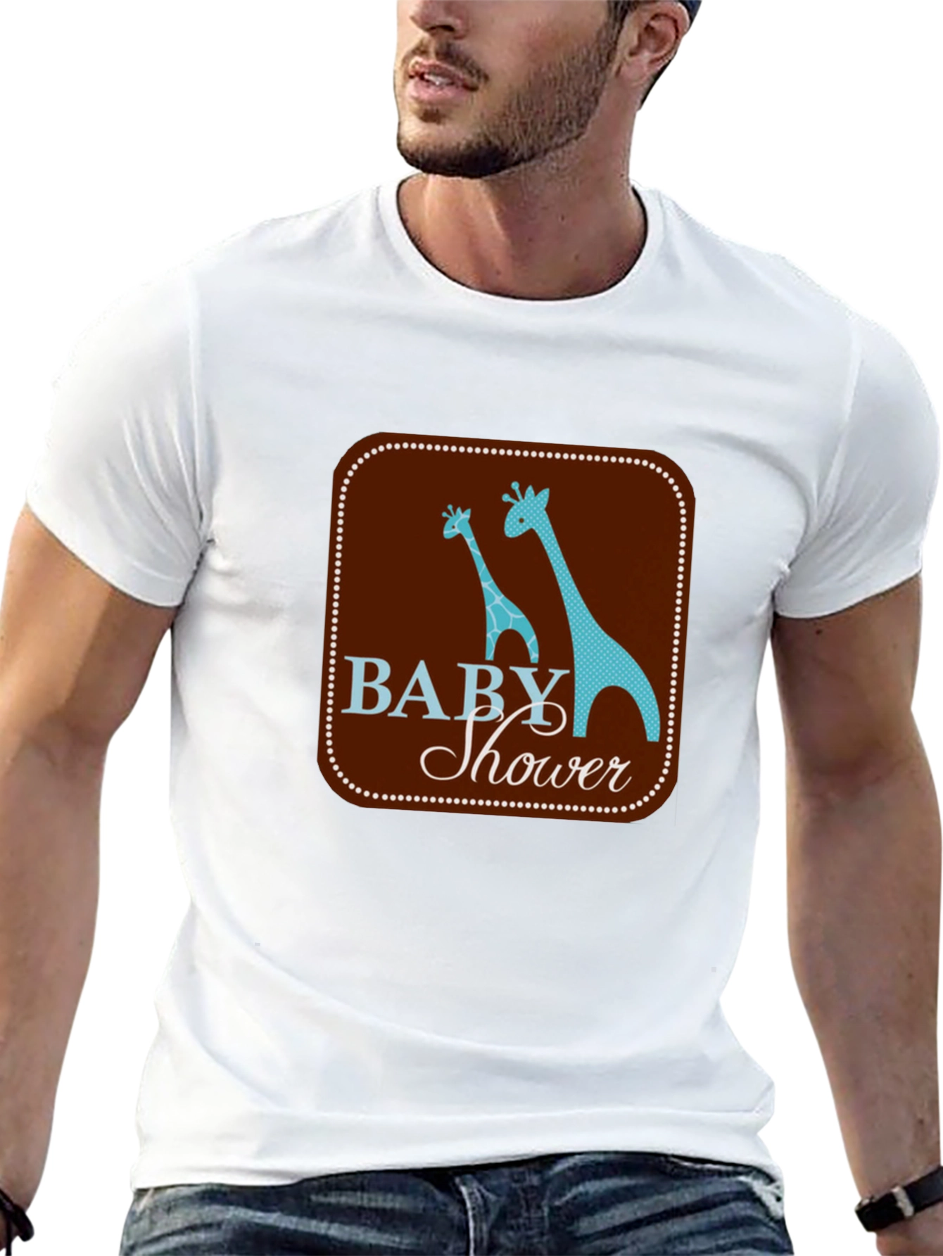 Baby Shower Giraffe T-Shirt