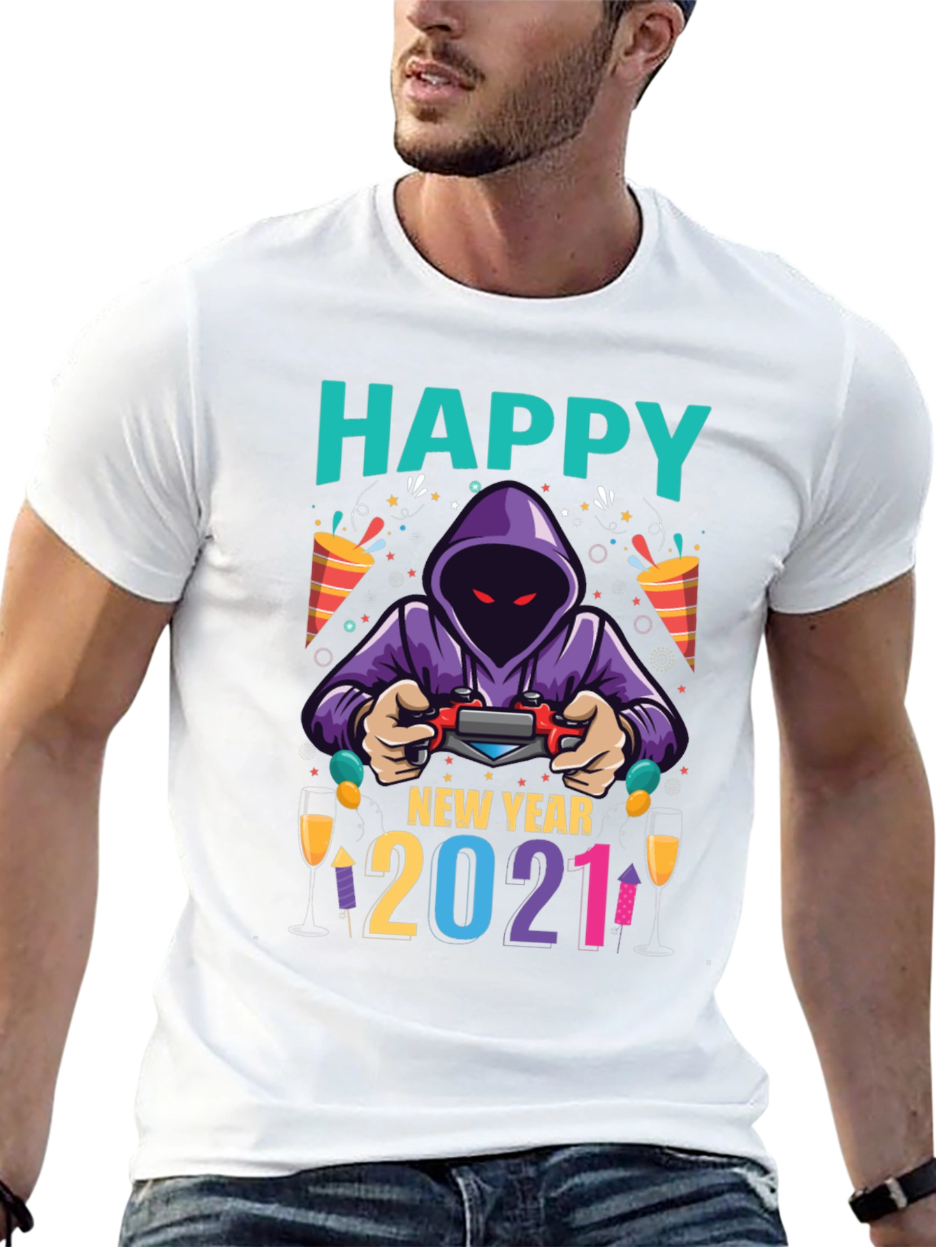Happy New Year Gamer T-Shirt - 2021