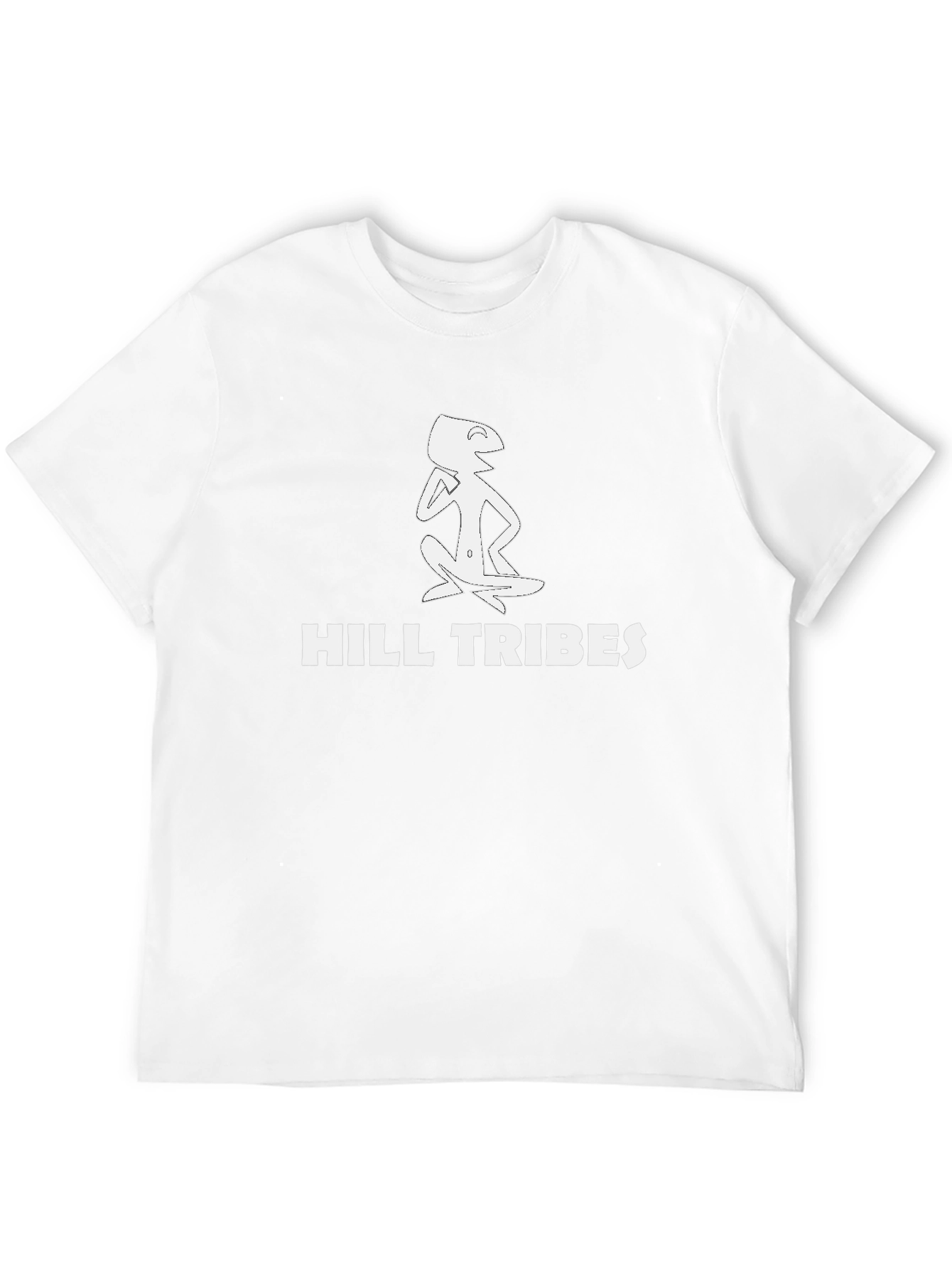 Hill Tribes Graphic Tee - Black Cotton T-Shirt