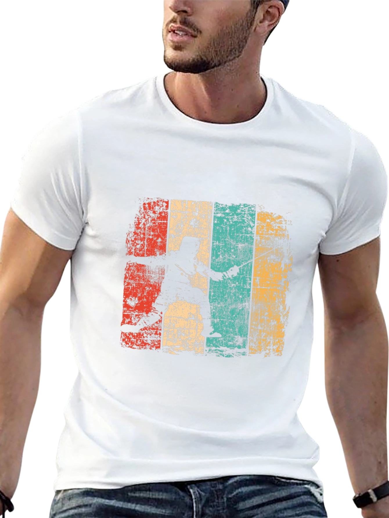 Retro Fencing Silhouette T-Shirt