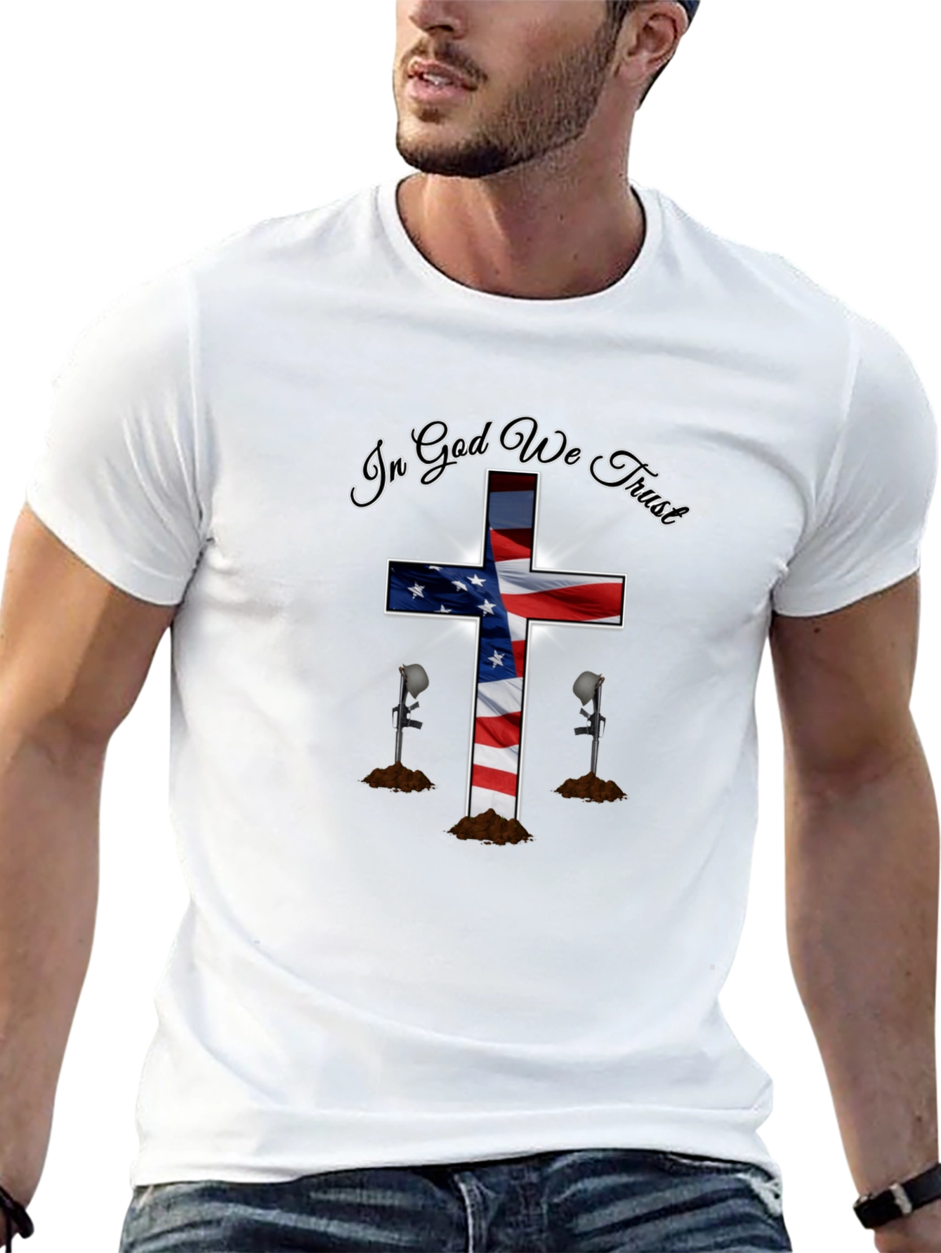 Patriotic Christian T-Shirt - In God We Trust