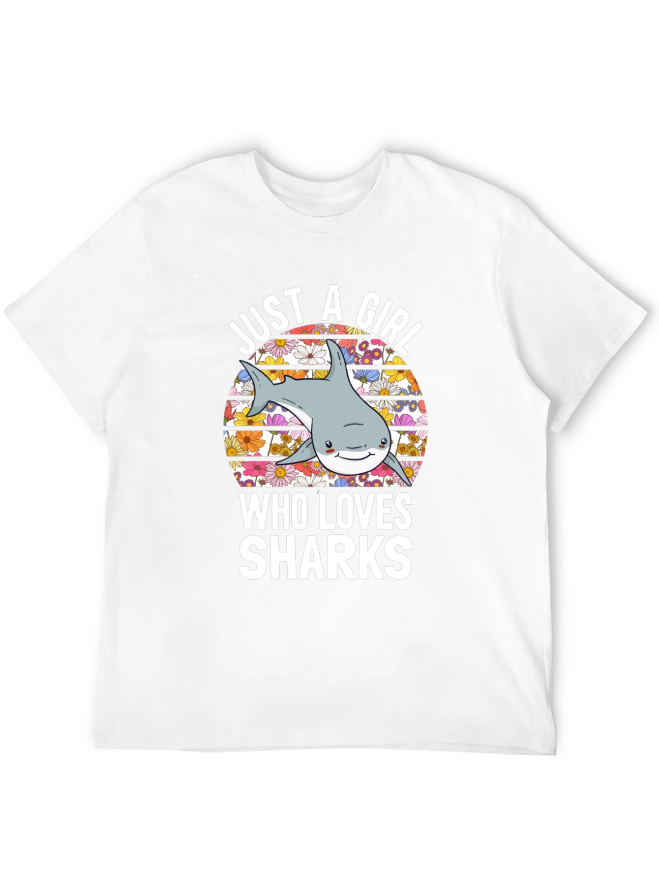 Just A Girl Who Loves Sharks T-Shirt
