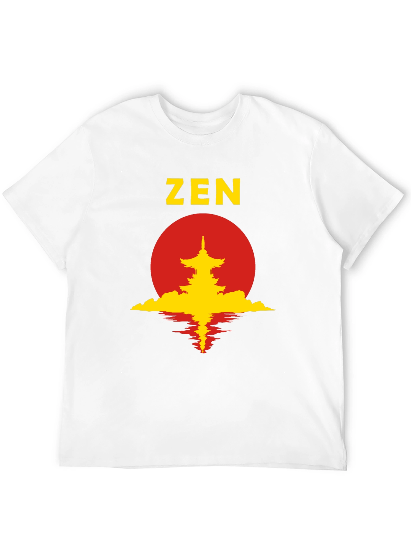 Zen Sunset Graphic T-Shirt