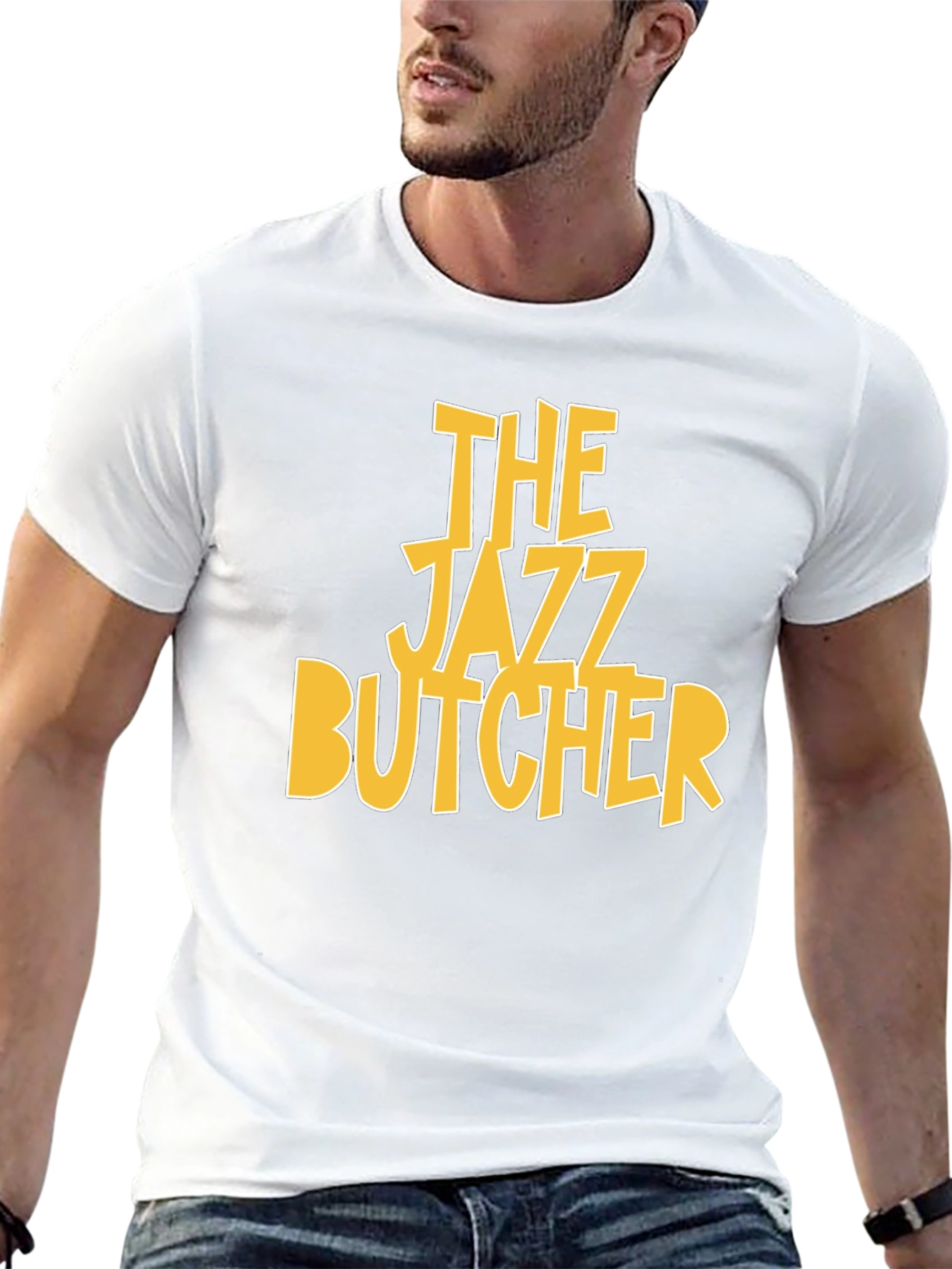 The Jazz Butcher Black T-Shirt - Graphic Print