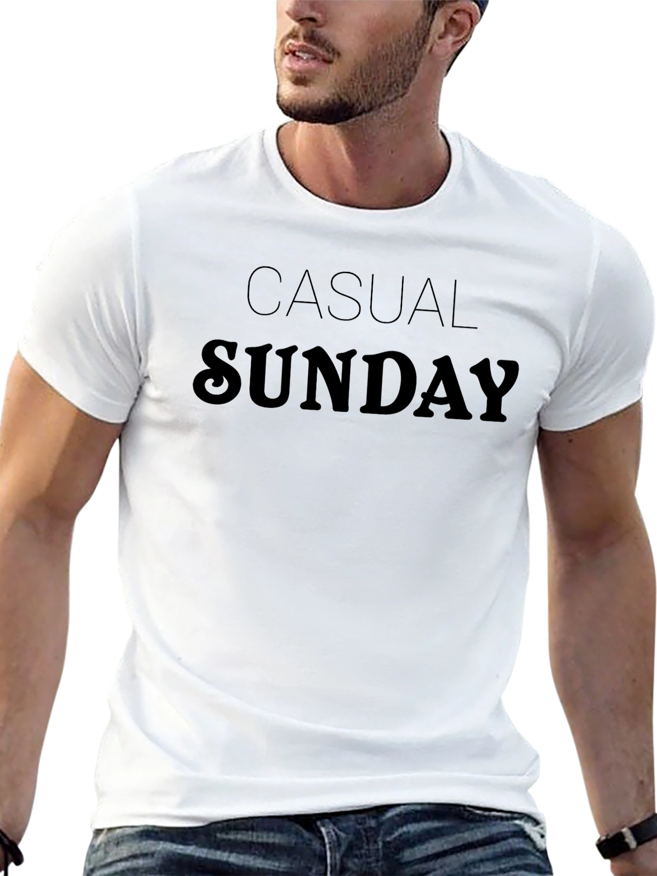 Casual Sunday Graphic T-Shirt - Relaxed Comfort