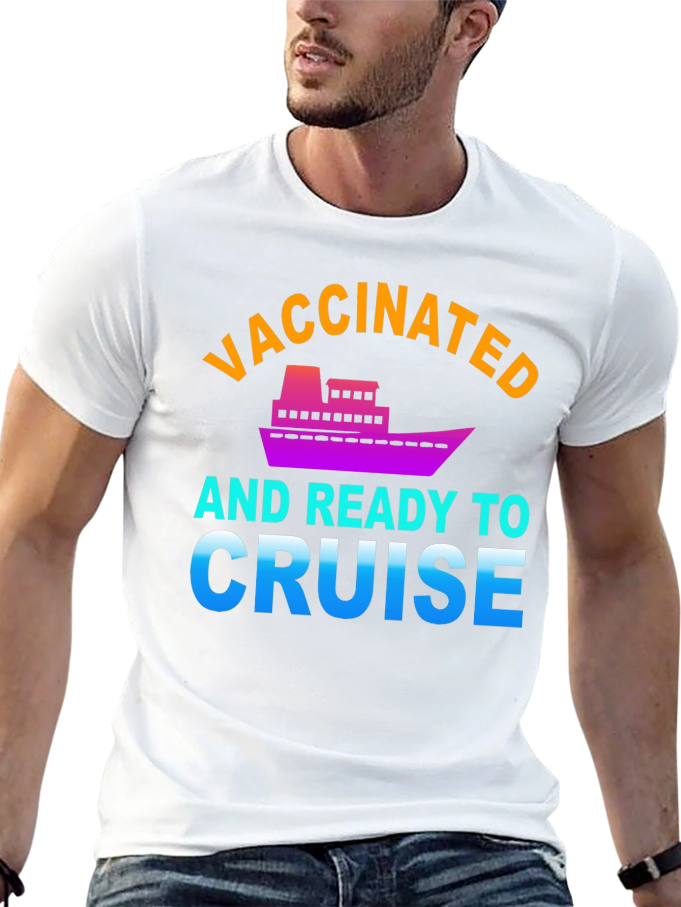 Vaccinated and Ready to Cruise Graphic Tee