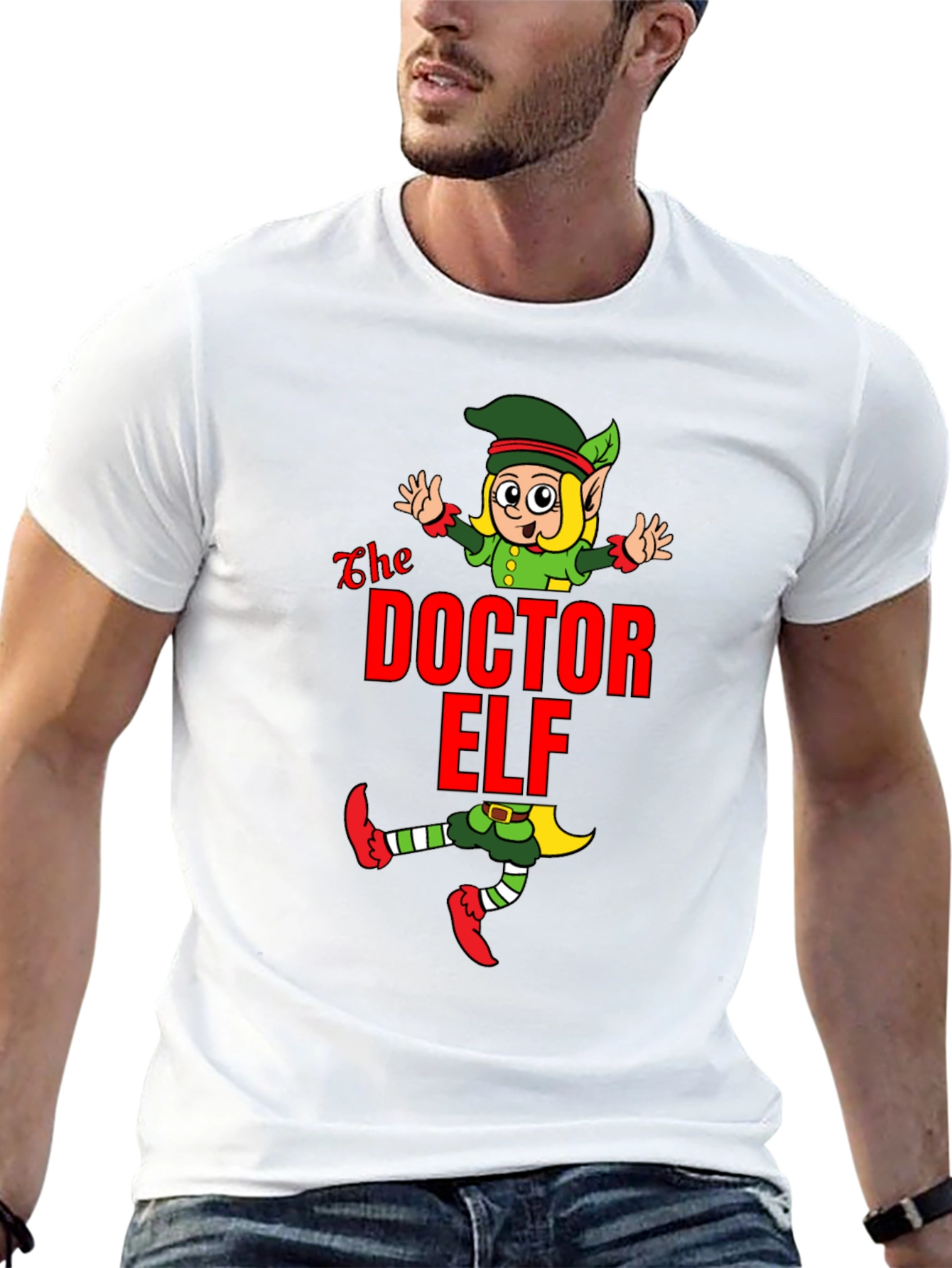 Doctor Elf Graphic Tee - Christmas Humor