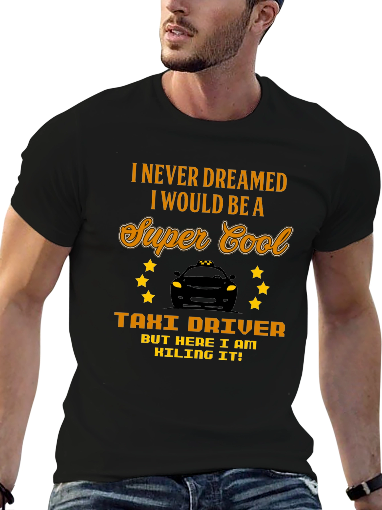 Super Cool Taxi Driver Graphic Tee