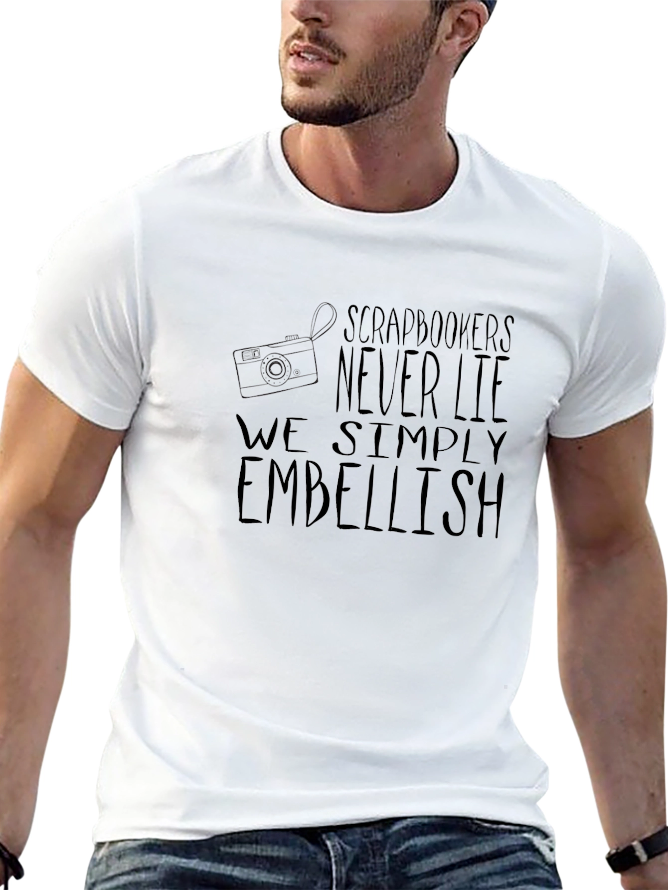 Scrapbookers Embellish T-Shirt - Crafting Tee