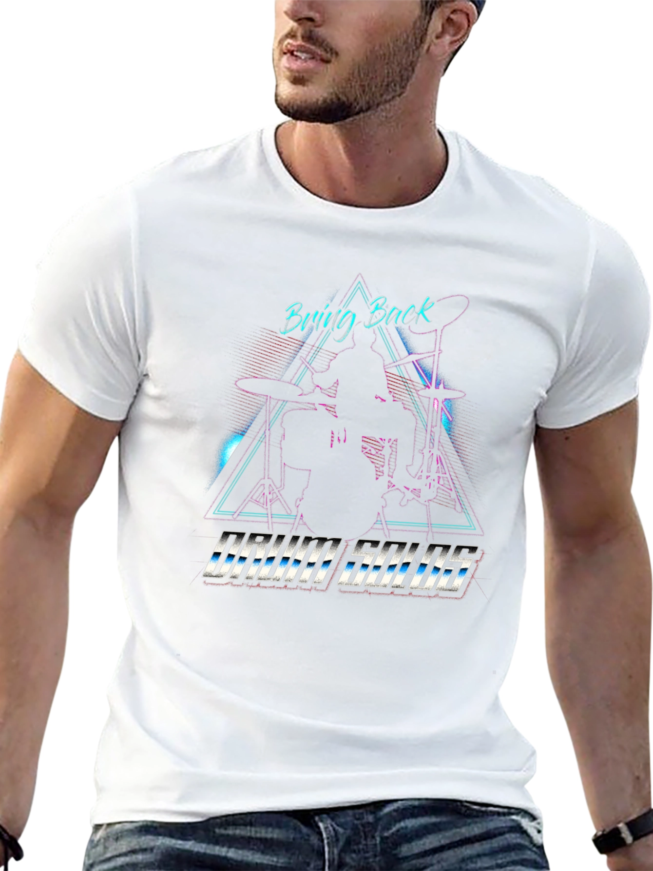 Retro Drum Solos Graphic T-Shirt