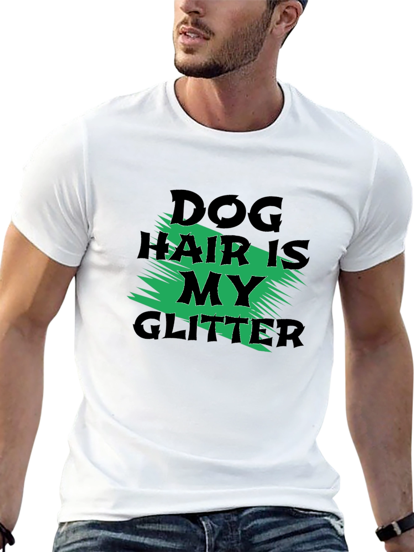 Dog Hair is My Glitter Graphic Tee