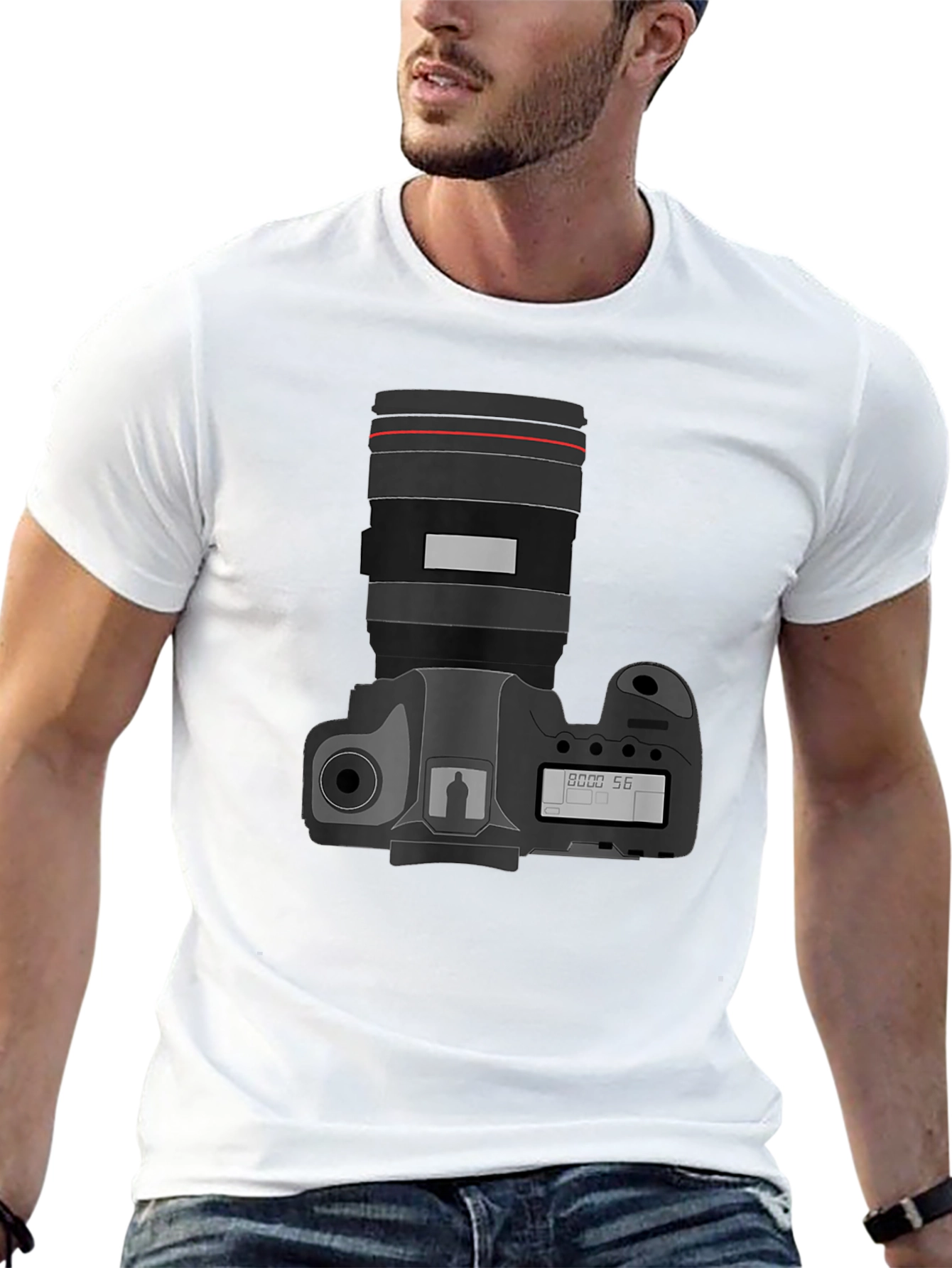 Camera Graphic Black T-Shirt - Photographers Essential