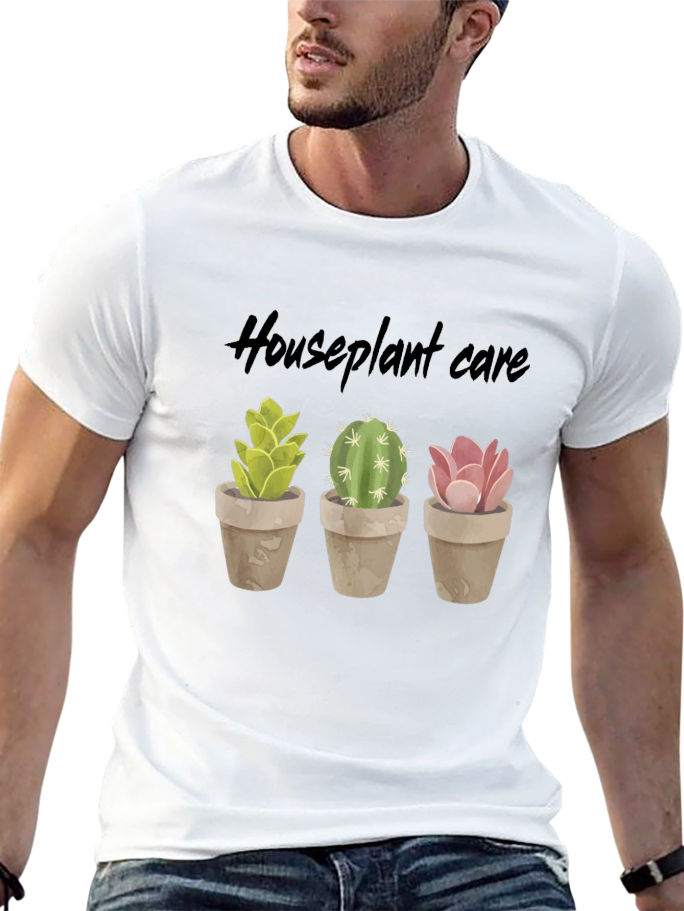 Houseplant Care T-Shirt - Cactus & Succulent Lover