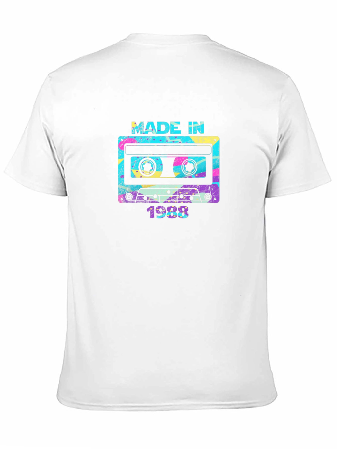 Made in 1988 Cassette Tape Graphic T-Shirt
