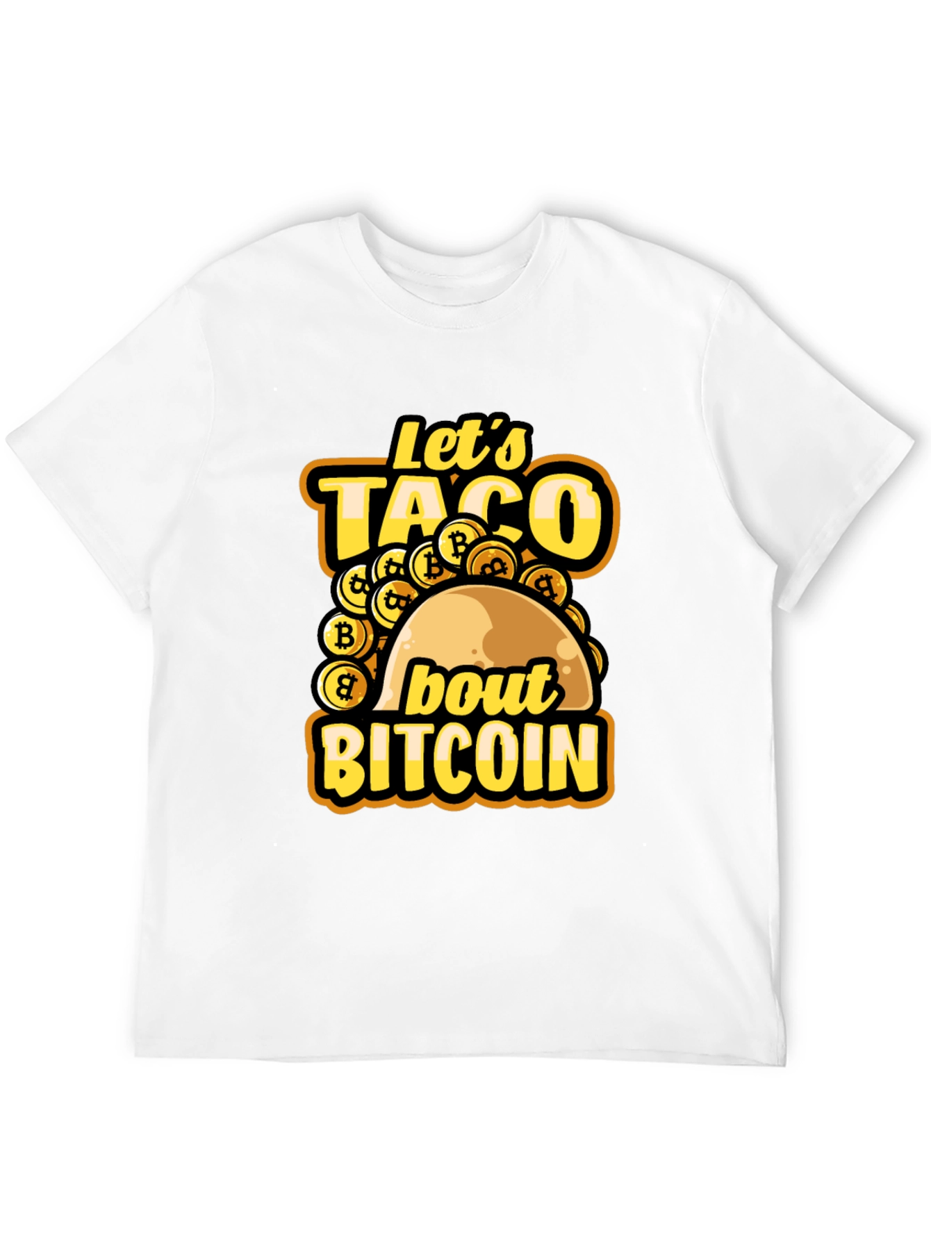 Lets Taco About Bitcoin Black T-Shirt