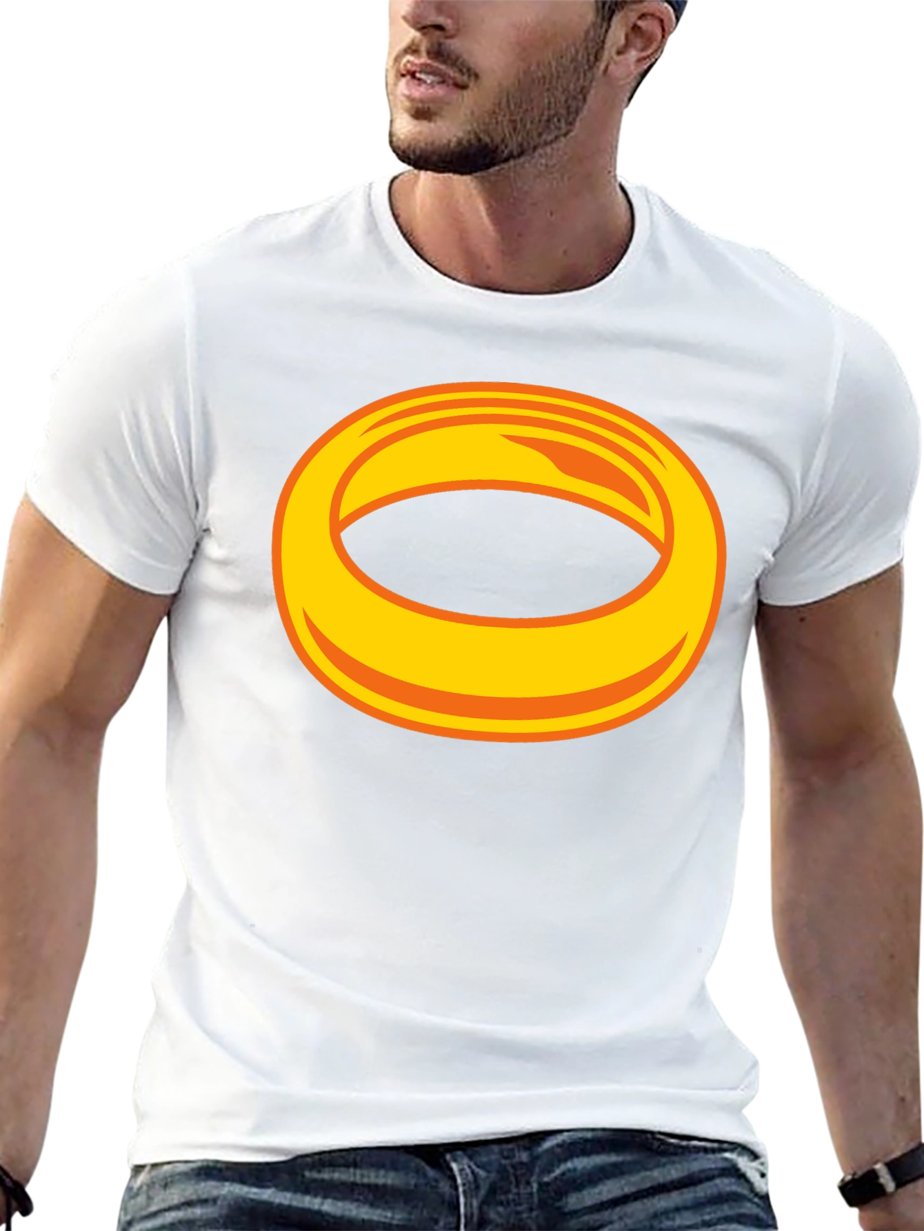 Sonic Ring Graphic T-Shirt - Black