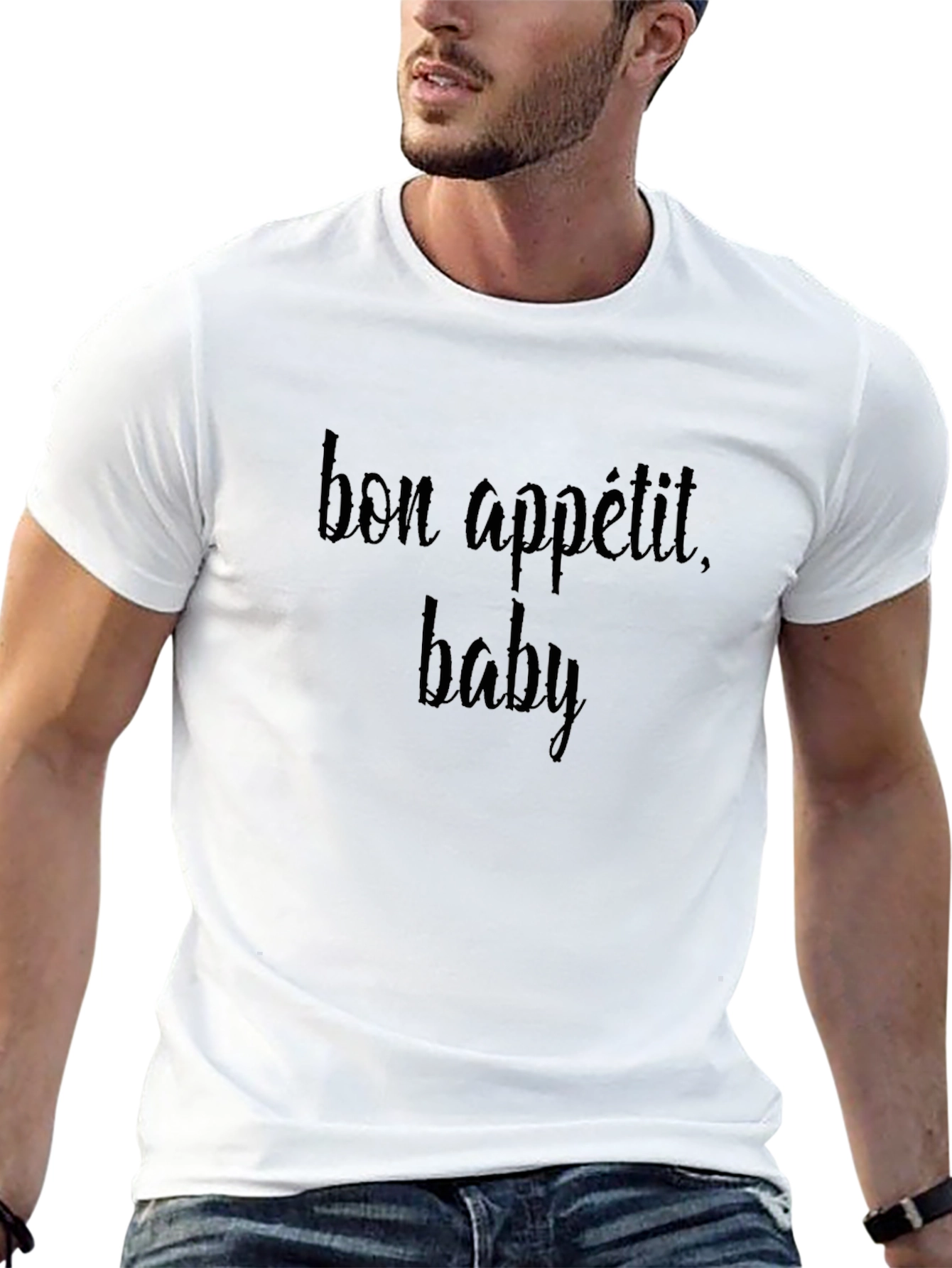 Bon Appétit Baby! Black T-Shirt