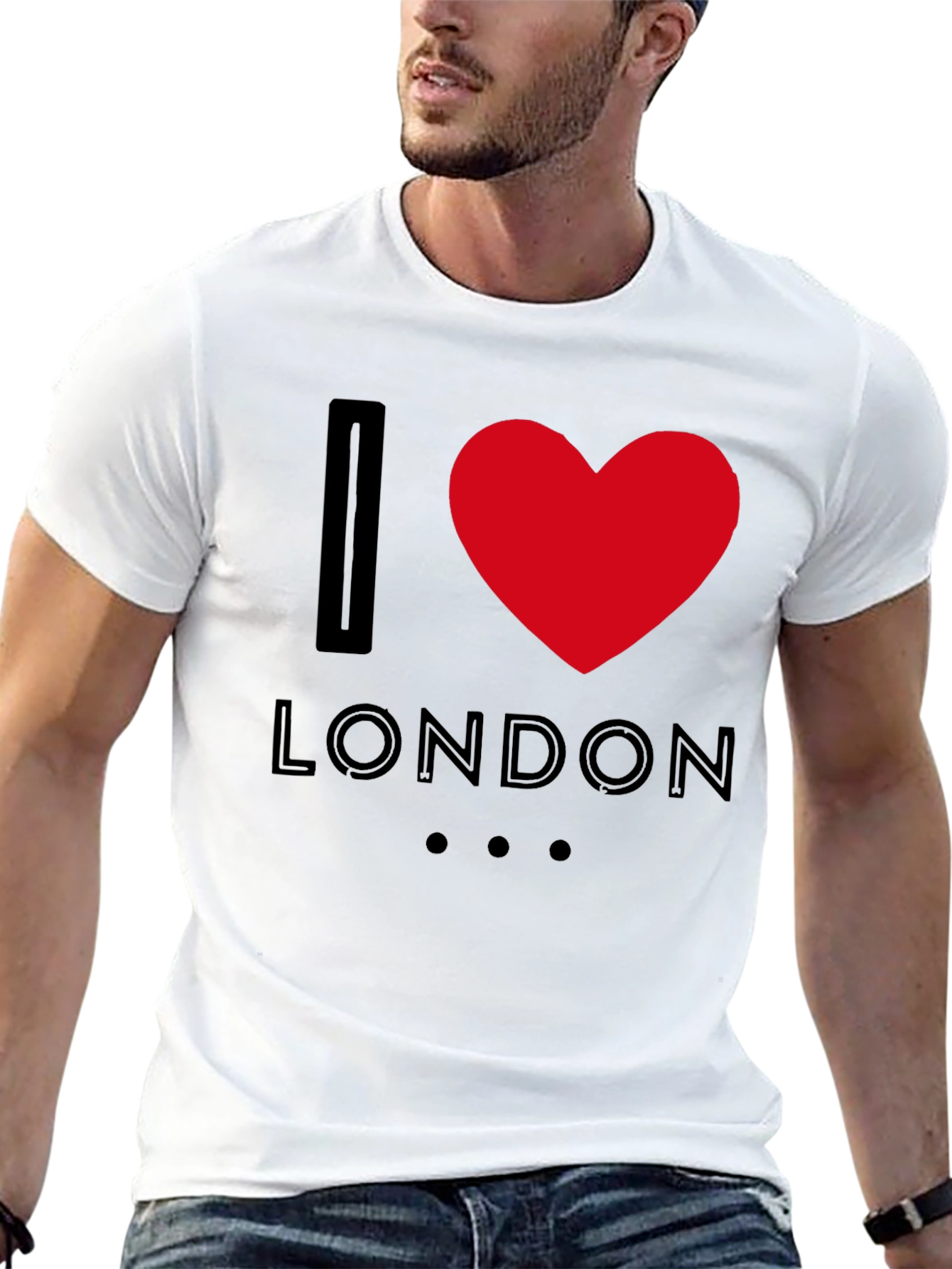 I Love London T-Shirt - Black Graphic Tee
