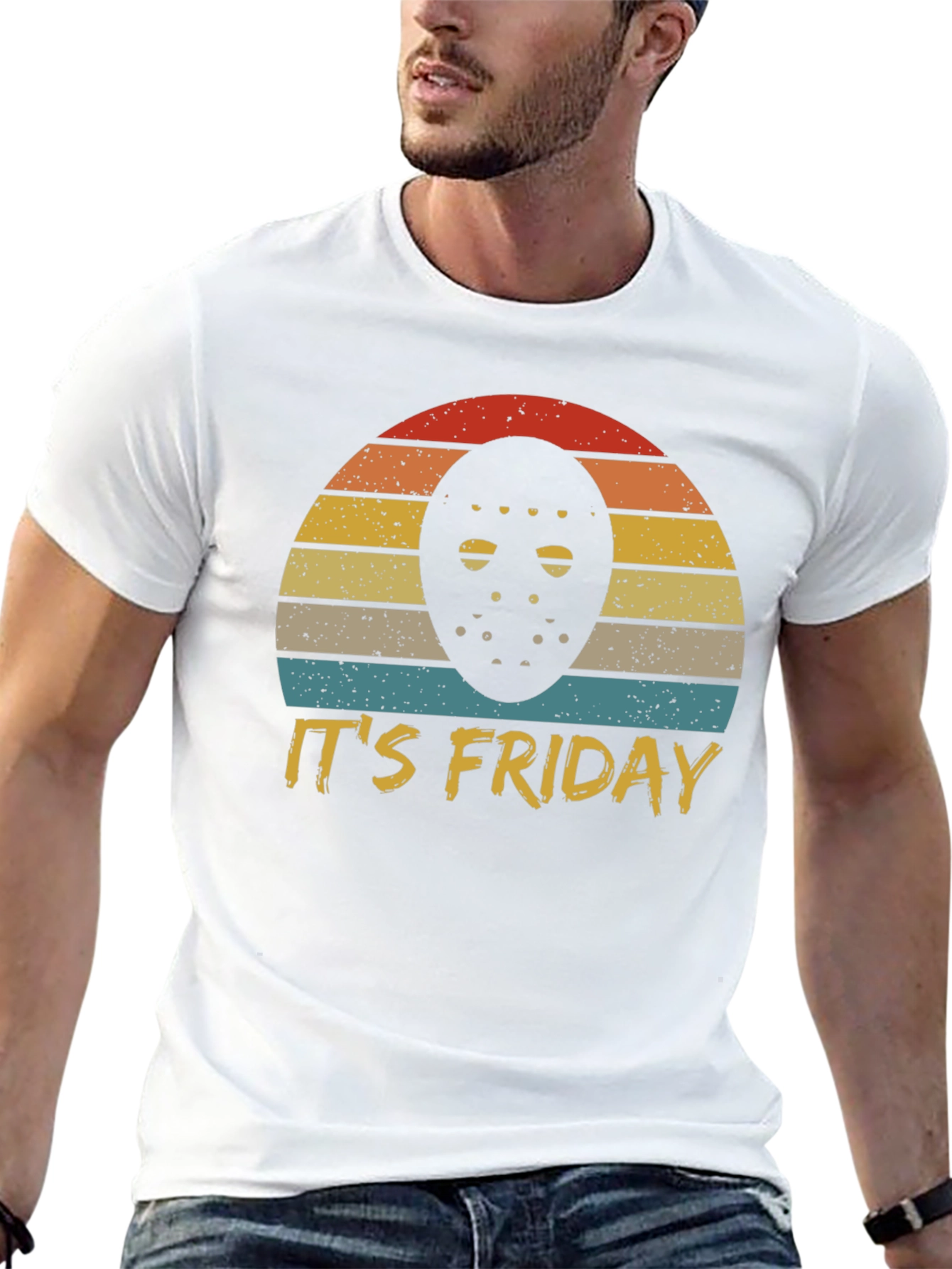 Its Friday Horror Mask T-Shirt