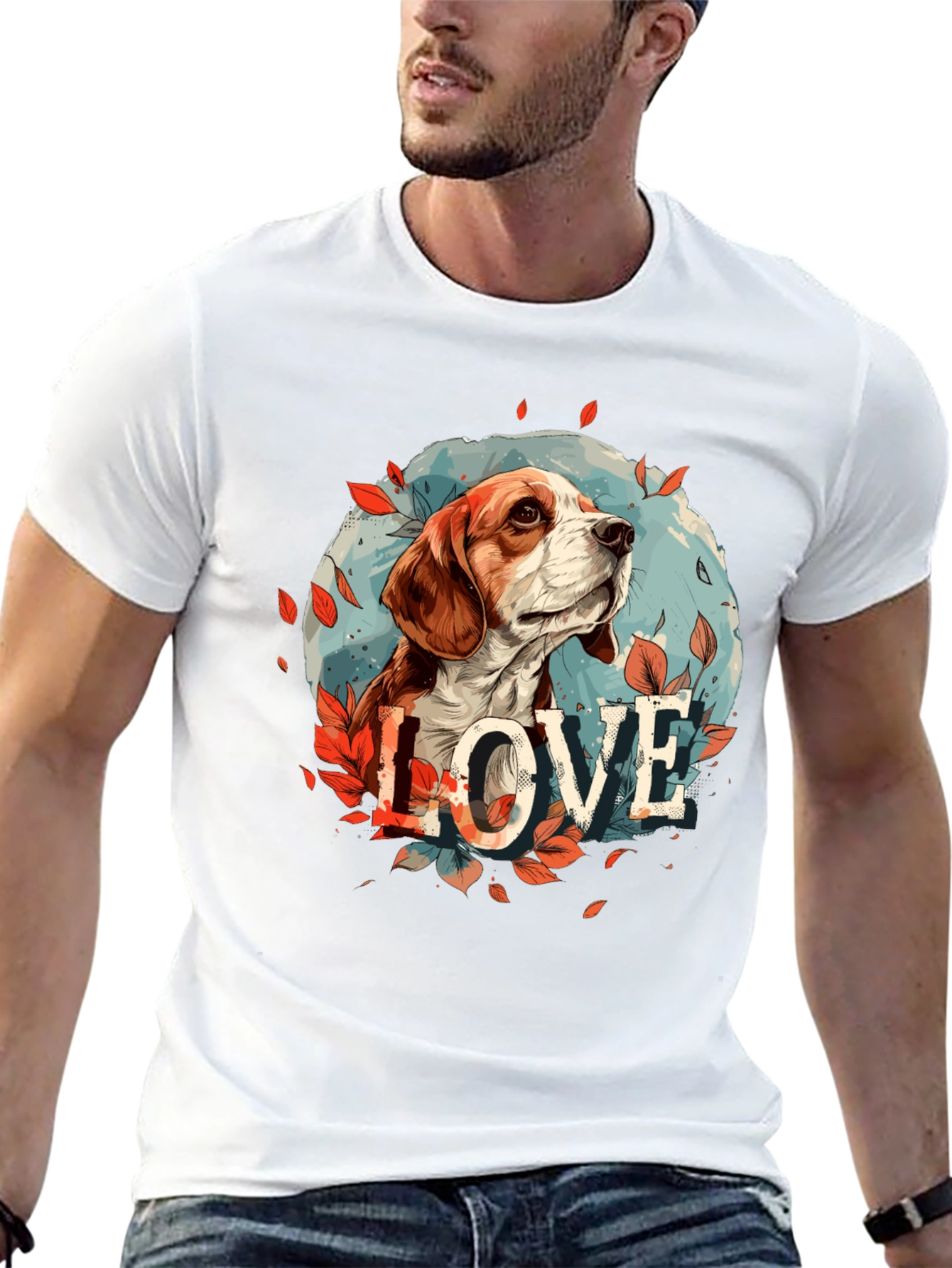 Dog Love T-Shirt - Cute Beagle Design