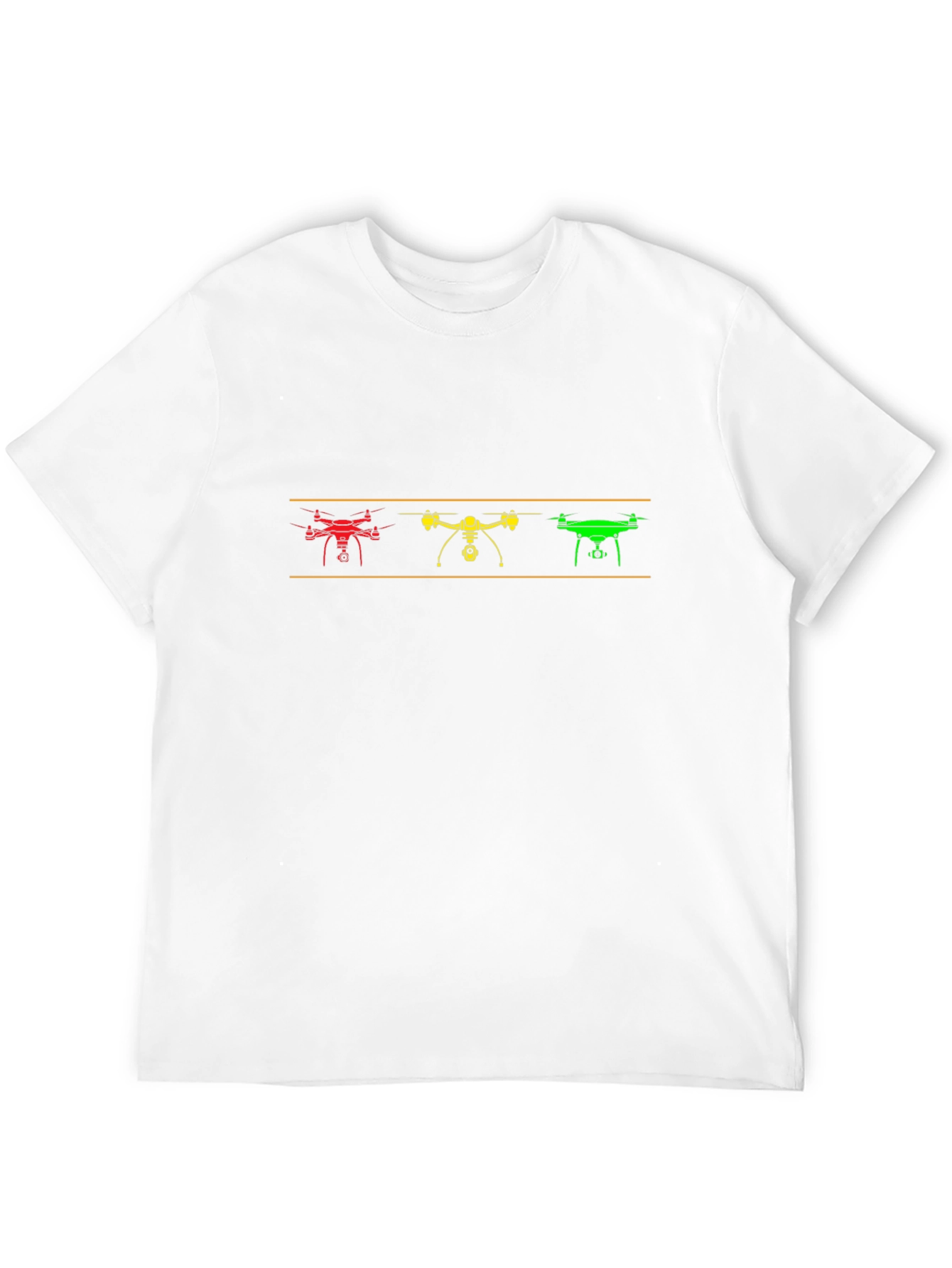 Drone Trio Graphic Tee - Black