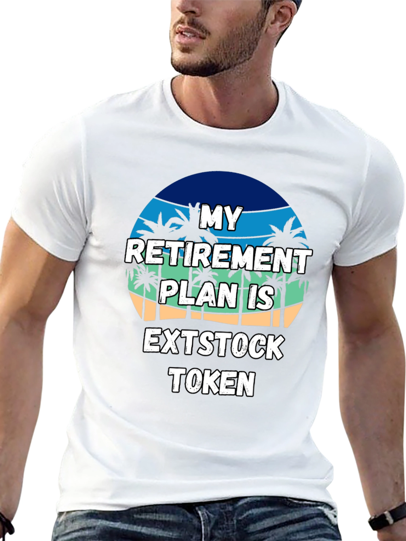 My Retirement Plan EXTSTOCK TOKEN Black T-Shirt
