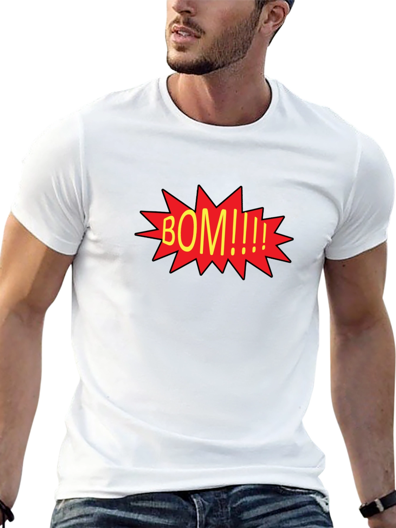 BOM Comic Pop Art Graphic Tee - Black