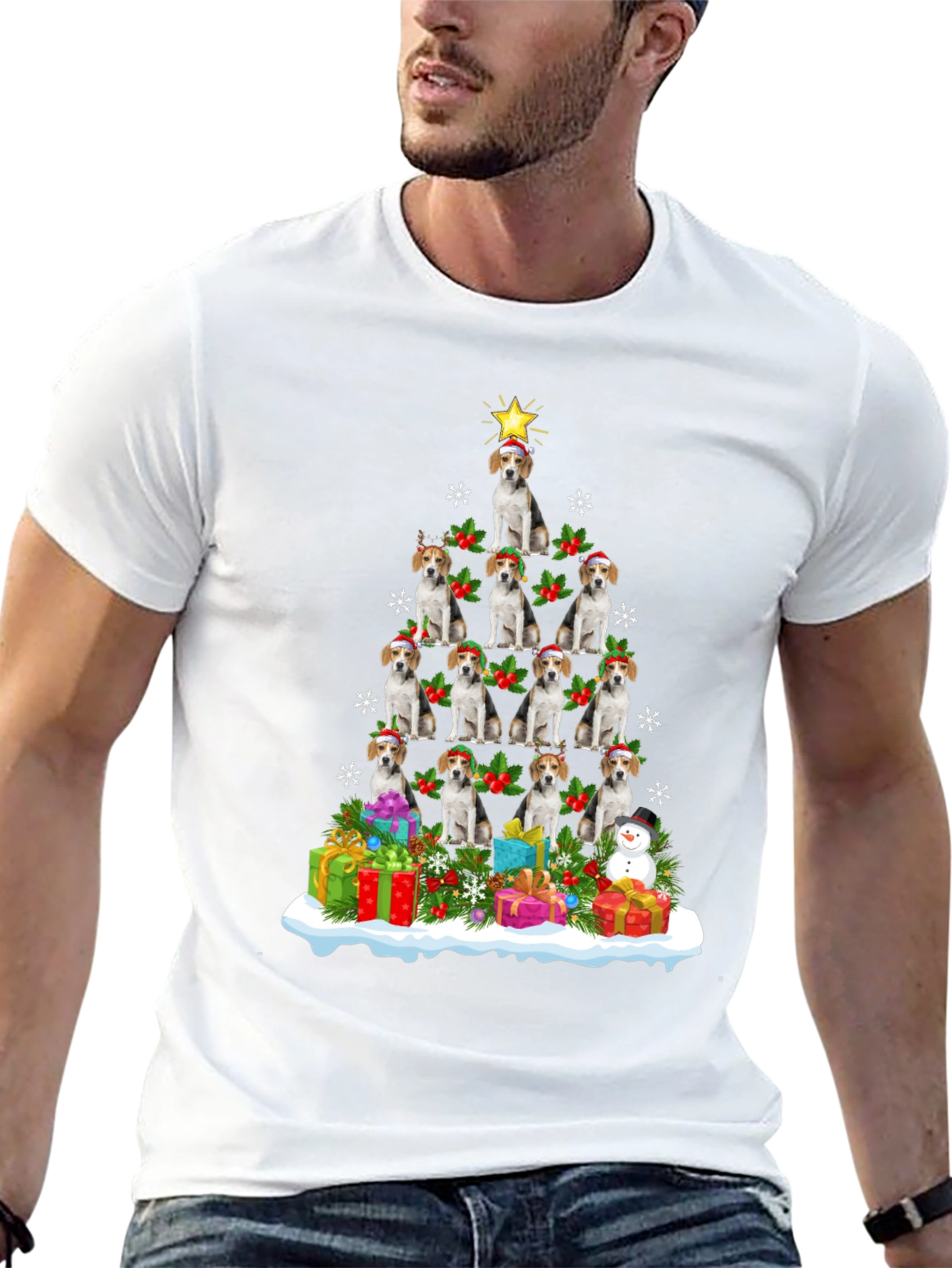Dog Christmas Tree T-Shirt