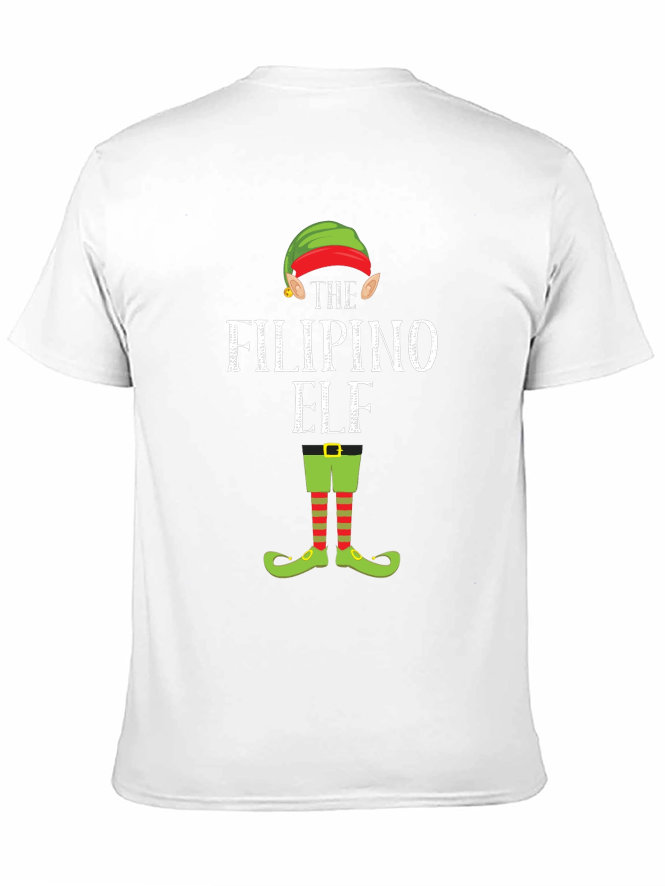 Funny Filipino Elf Christmas Holiday T-Shirt