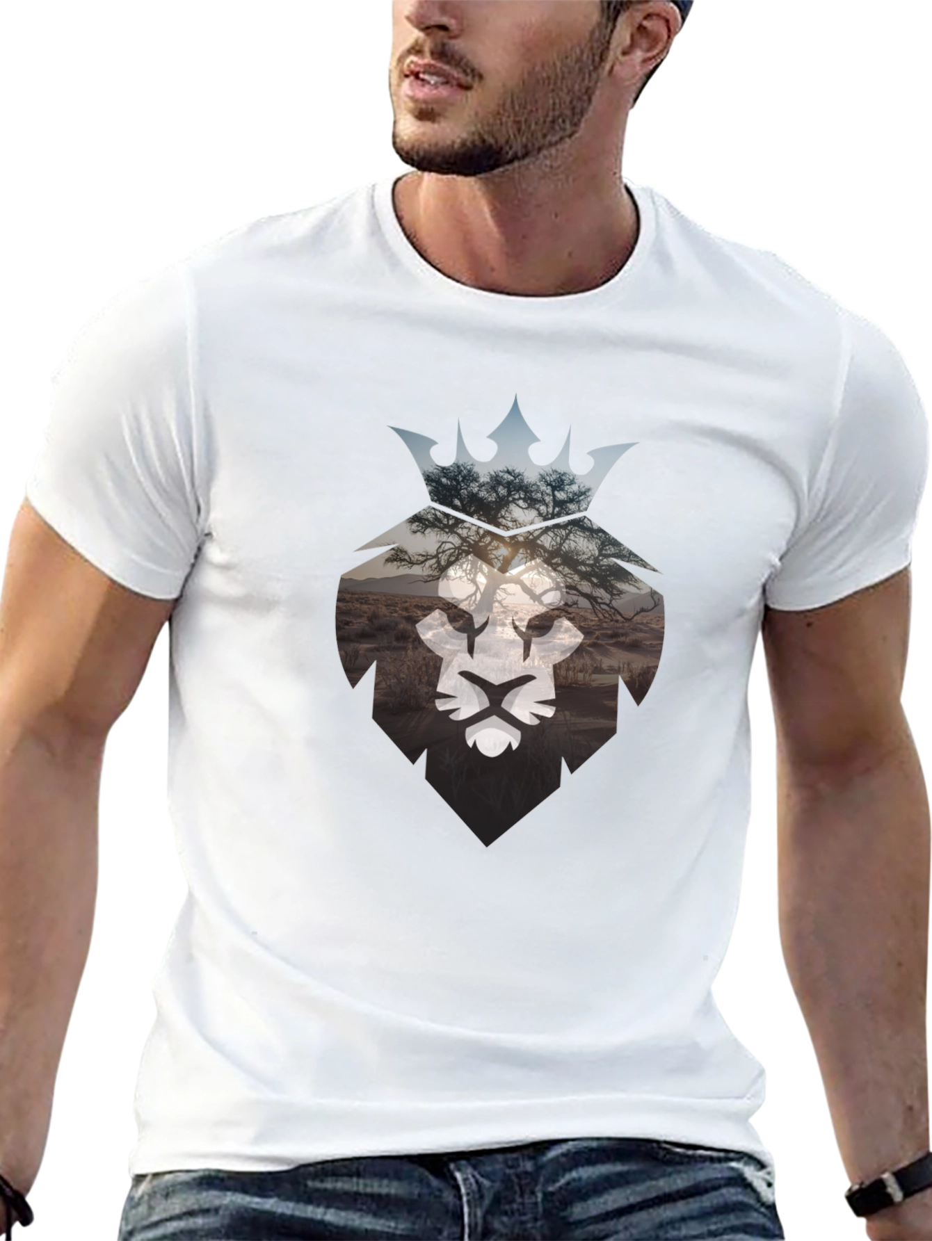 Lion King Graphic Black T-Shirt