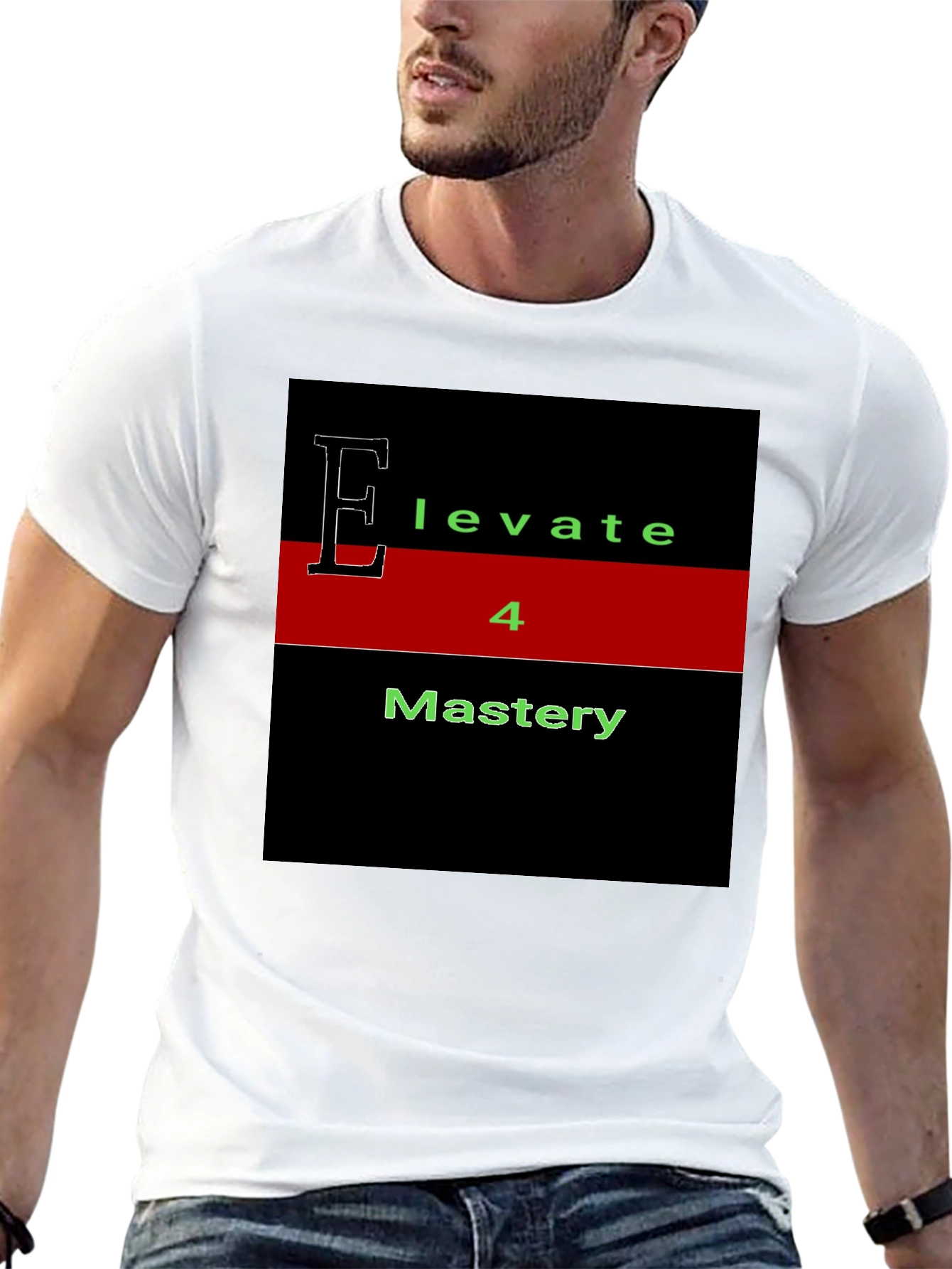 Elevate 4 Mastery T-Shirt - Black Graphic Tee