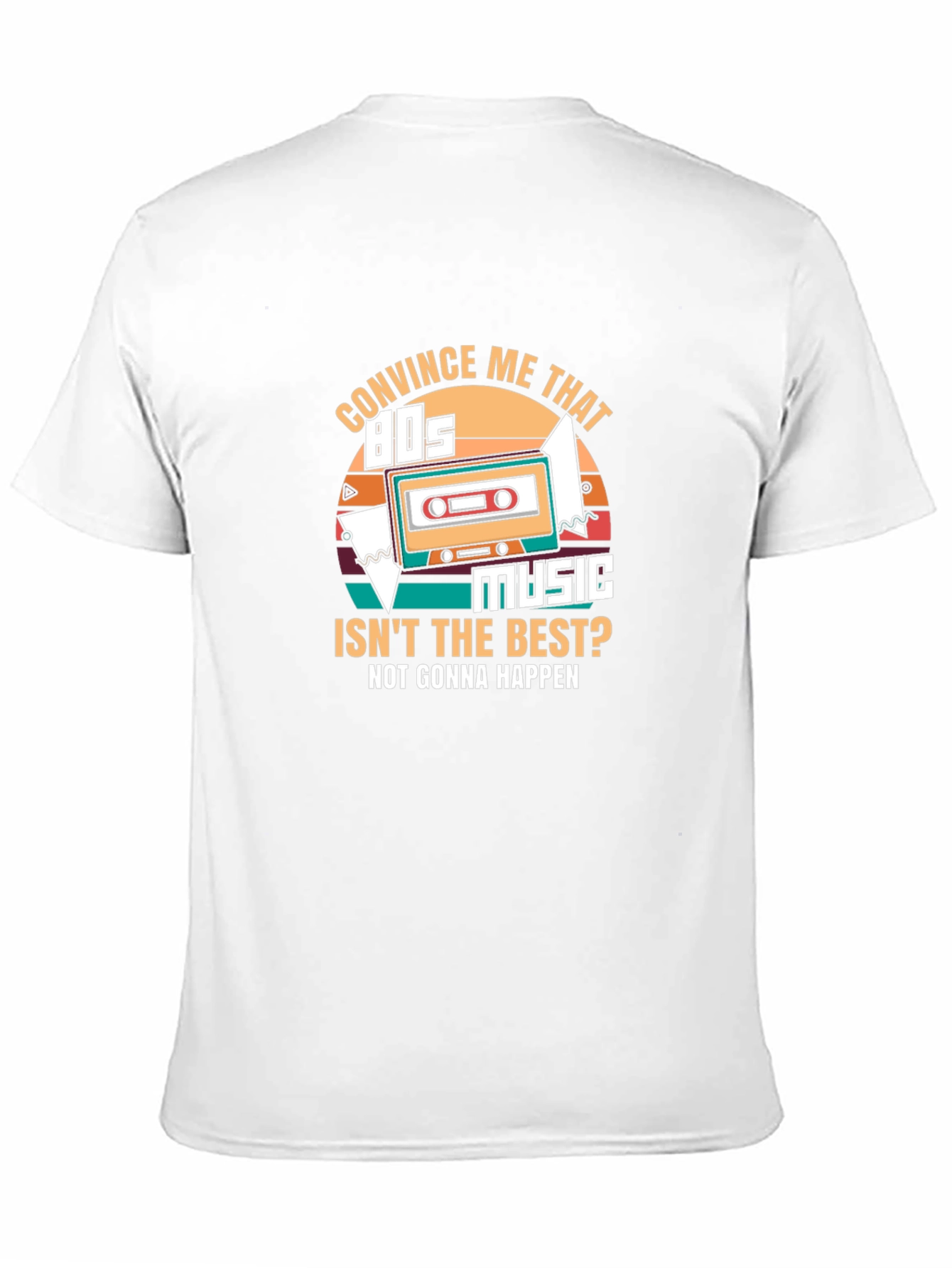80s Music Retro Cassette Graphic Tee