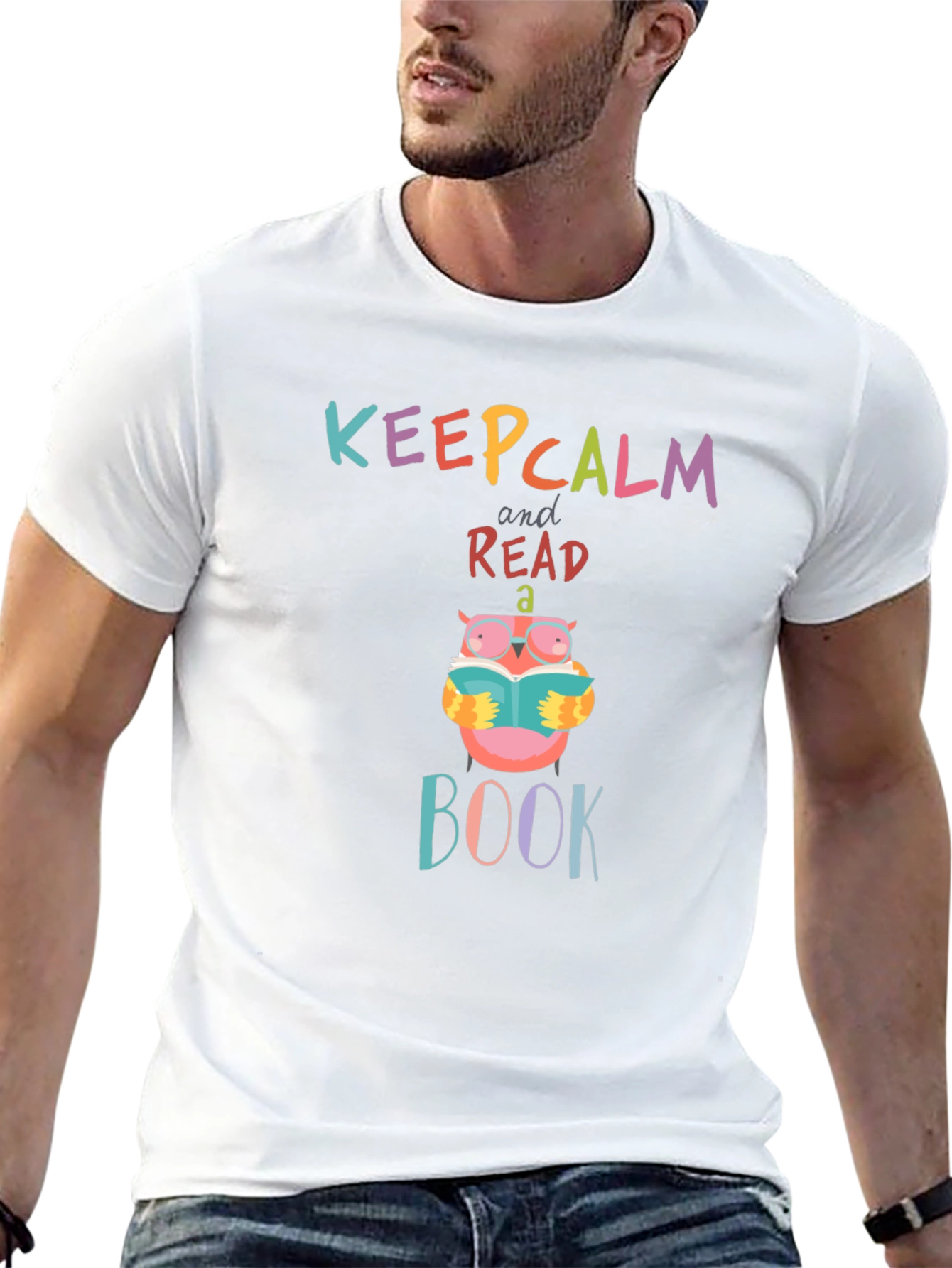 Keep Calm & Read a Book Owl T-Shirt